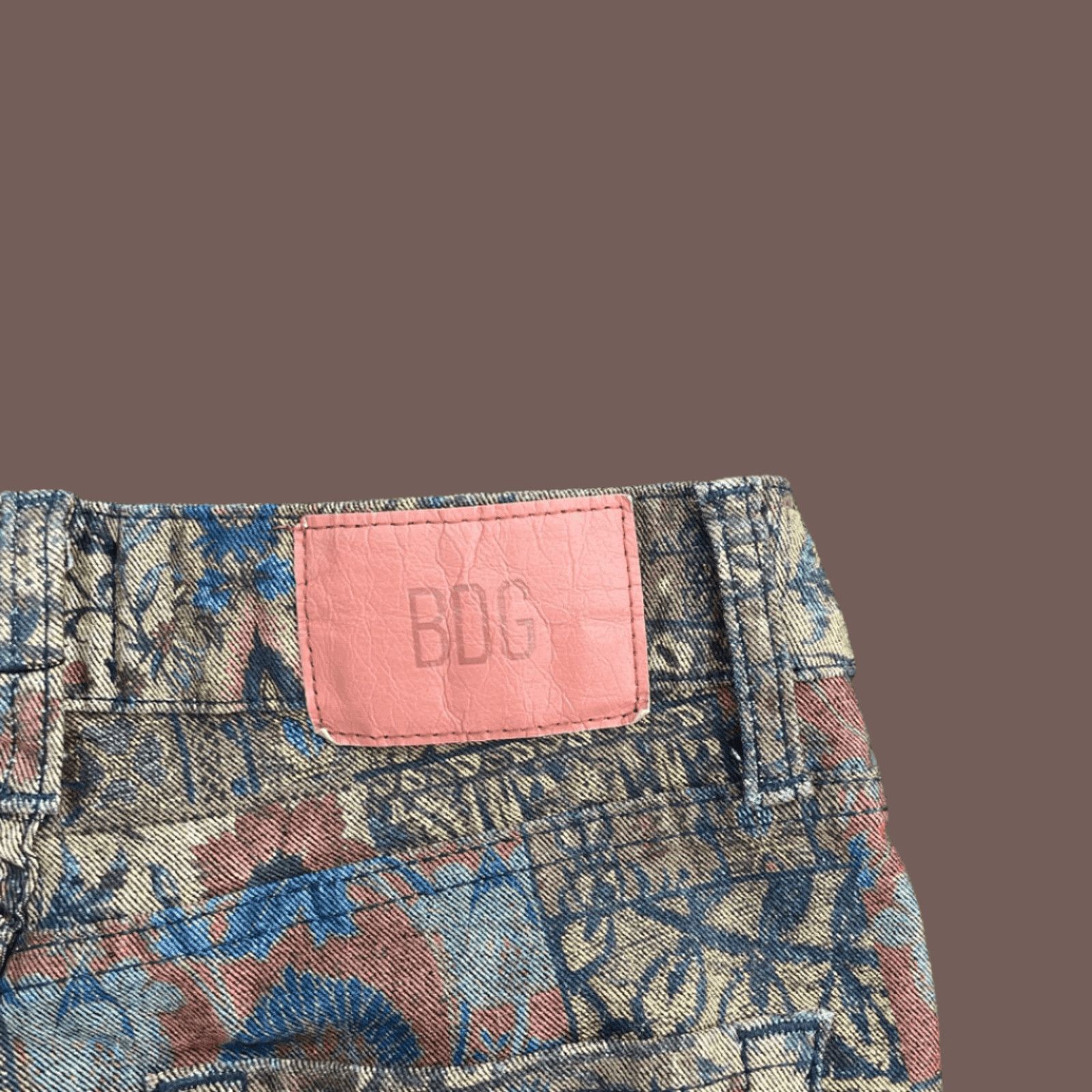 Bdg VTG Flare Pants | BDG Multicolor Print | Boho Y2K Size 26" / US 2 / IT 38 - 2 Thumbnail