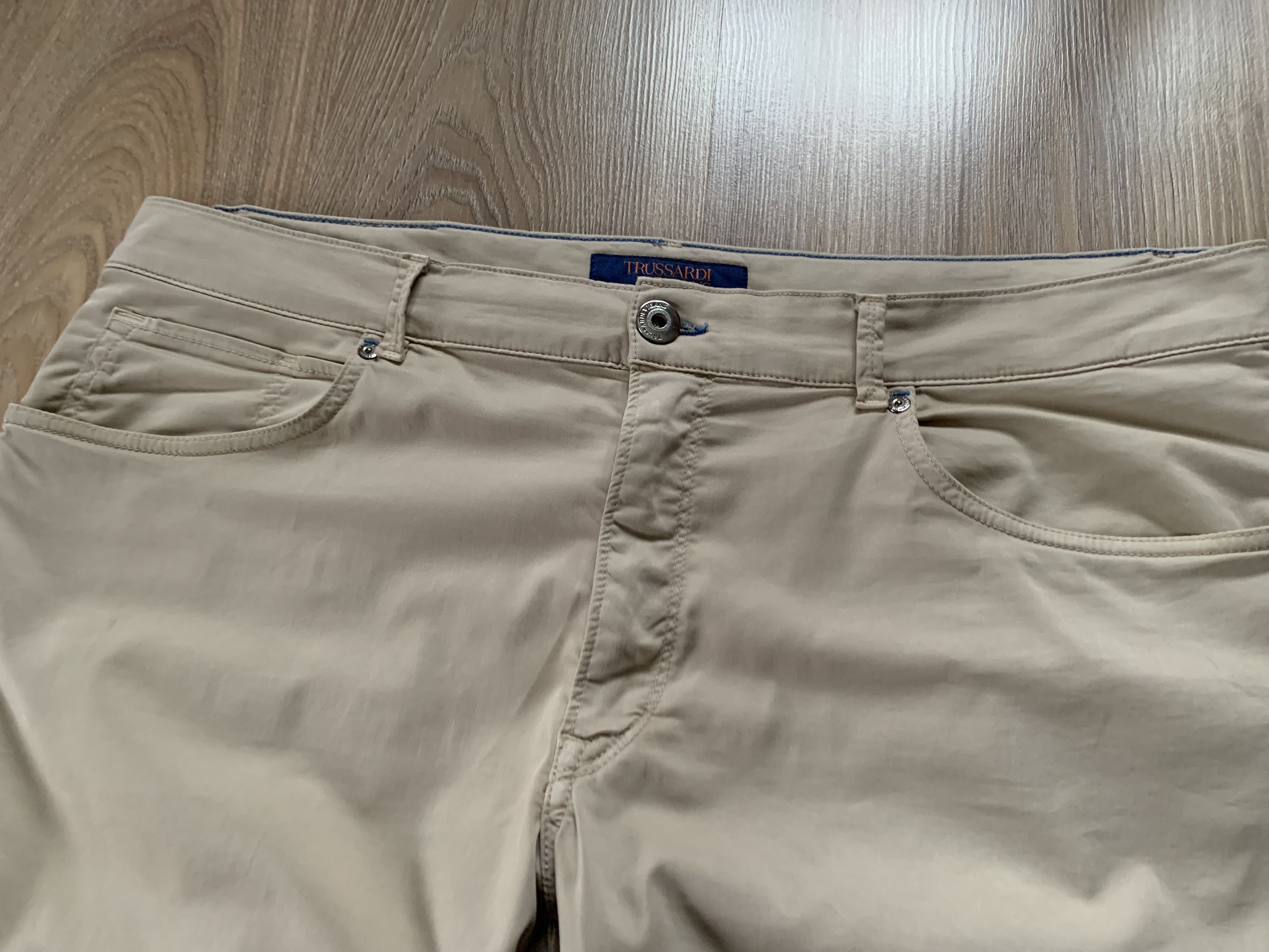 Trussardi × Vintage Trussardi Jeans Vintage Stretch Casual Pants Trousers Size US 38 / EU 54 - 4 Thumbnail