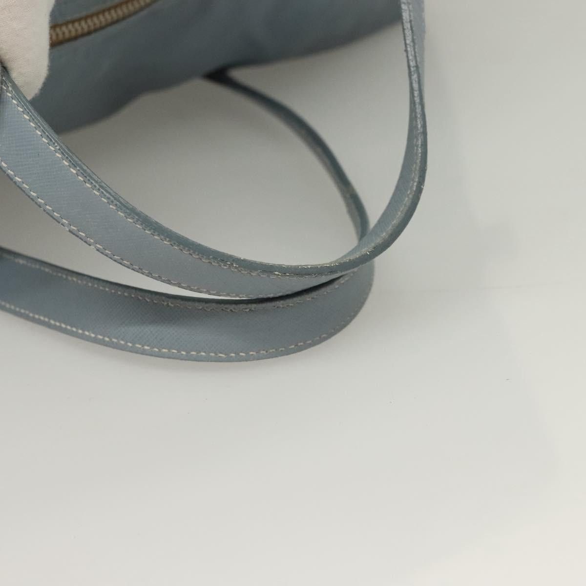 Prada PRADA Boston Bag Nylon Light Blue Silver Size ONE SIZE - 7 Thumbnail