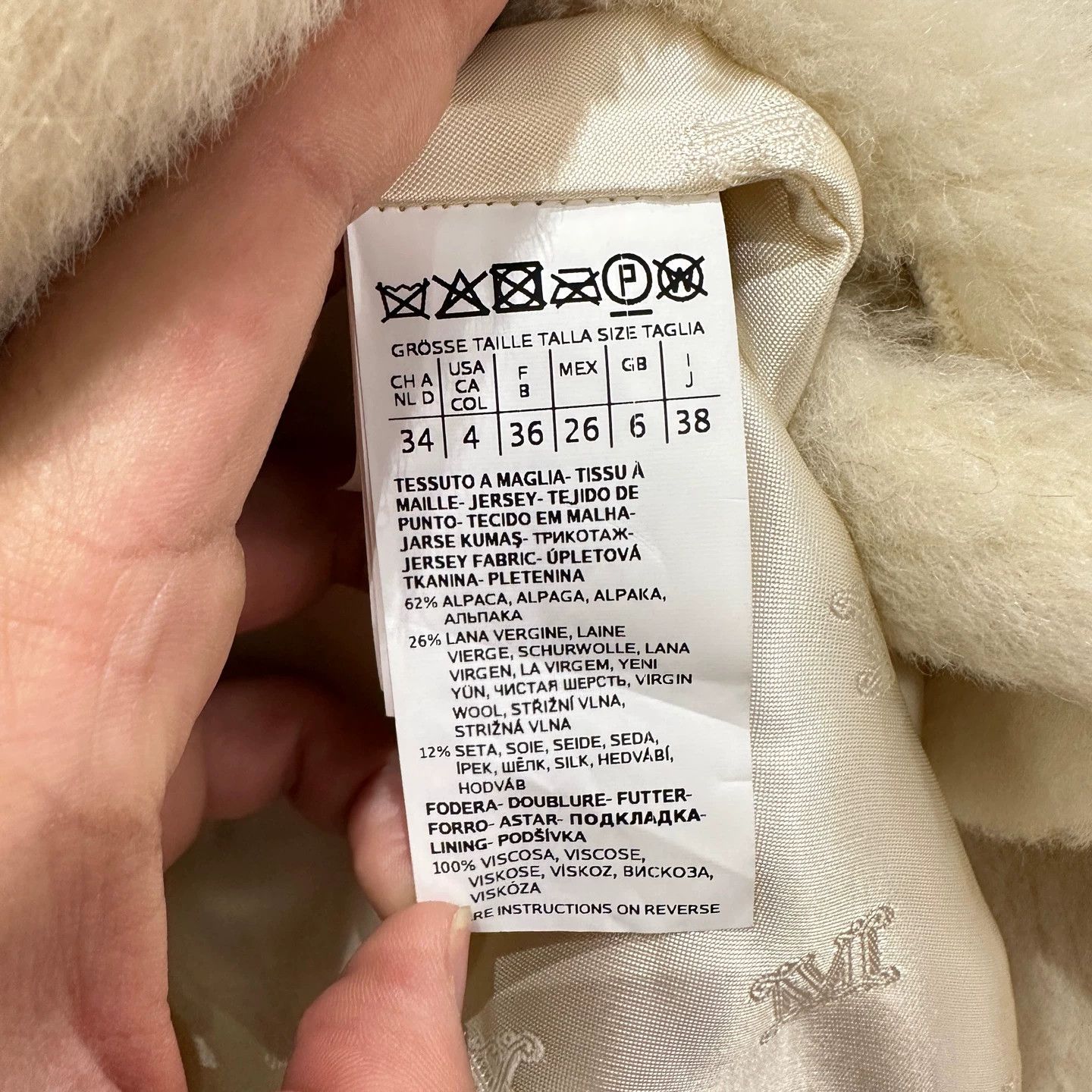 Max Mara Maxmara mar96 Teddy Bear DB Alpaca Coat 36 Size S / US 4 / IT 40 - 4 Thumbnail