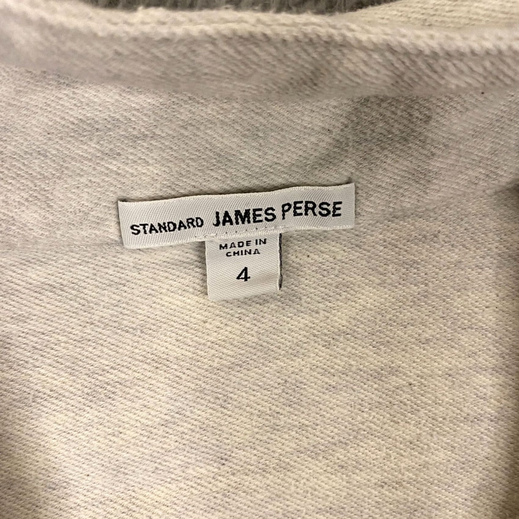James Perse James Perse Track Jacket Mens XL Full Zip Knit Sweatshirt Pockets Gray Size US XL / EU 56 / 4 - 2 Thumbnail