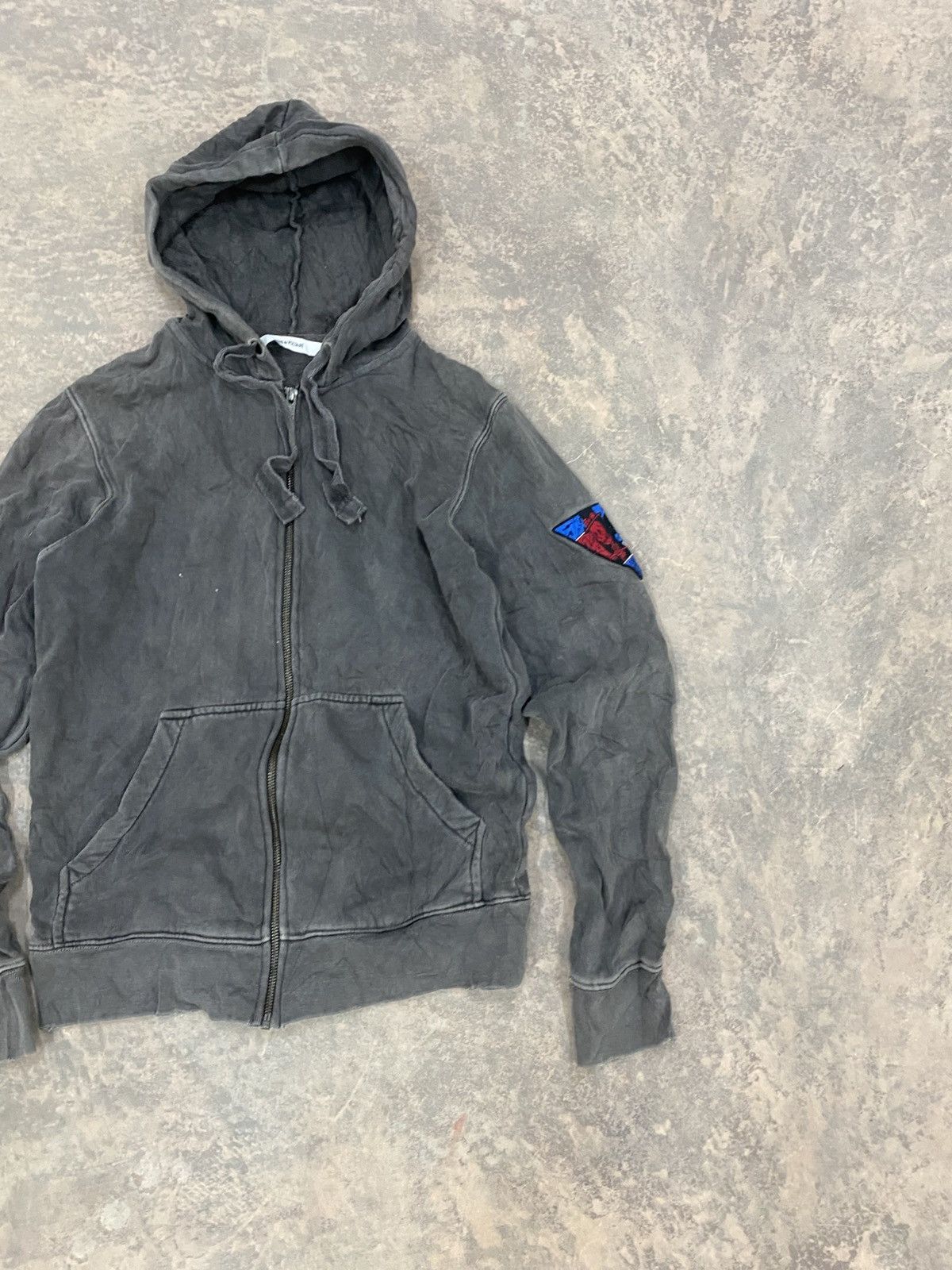Zadig & Voltaire 2000s -Distressed Zipper Hoodie Punk Grunge Lgb Size US XS / EU 42 / 0 - 5 Thumbnail
