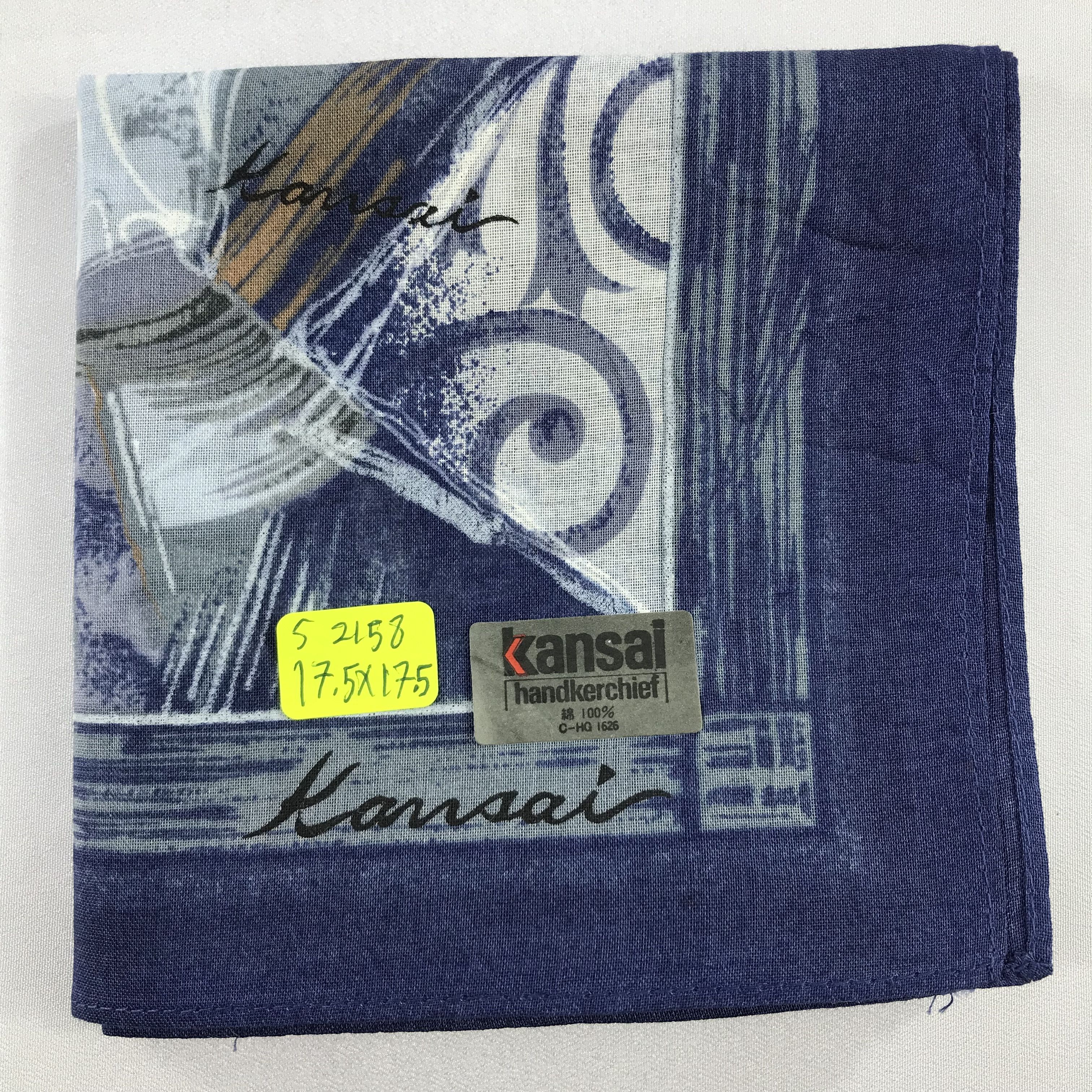 Kansai Yamamoto × Vintage Kansai Bandana / Handkerchief / Neckerchief - S2158 Size ONE SIZE - 5 Thumbnail