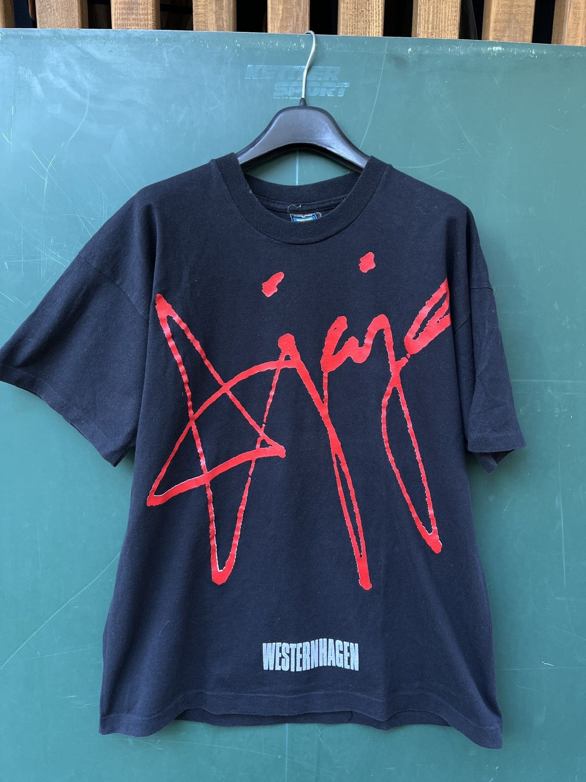 Band Tees Vintage 90s Westernhagen single stitch t-shirt Size US XL / EU 56 / 4 - 1 Thumbnail