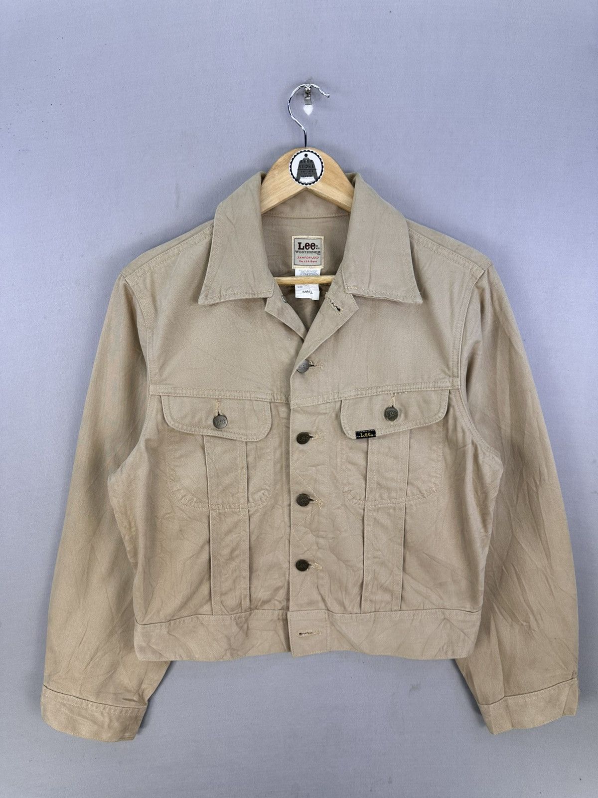 Lee Vintage 90’s Lee Westerner Sanforized Trucker Jacket Size US S / EU 44-46 / 1 - 1 Thumbnail