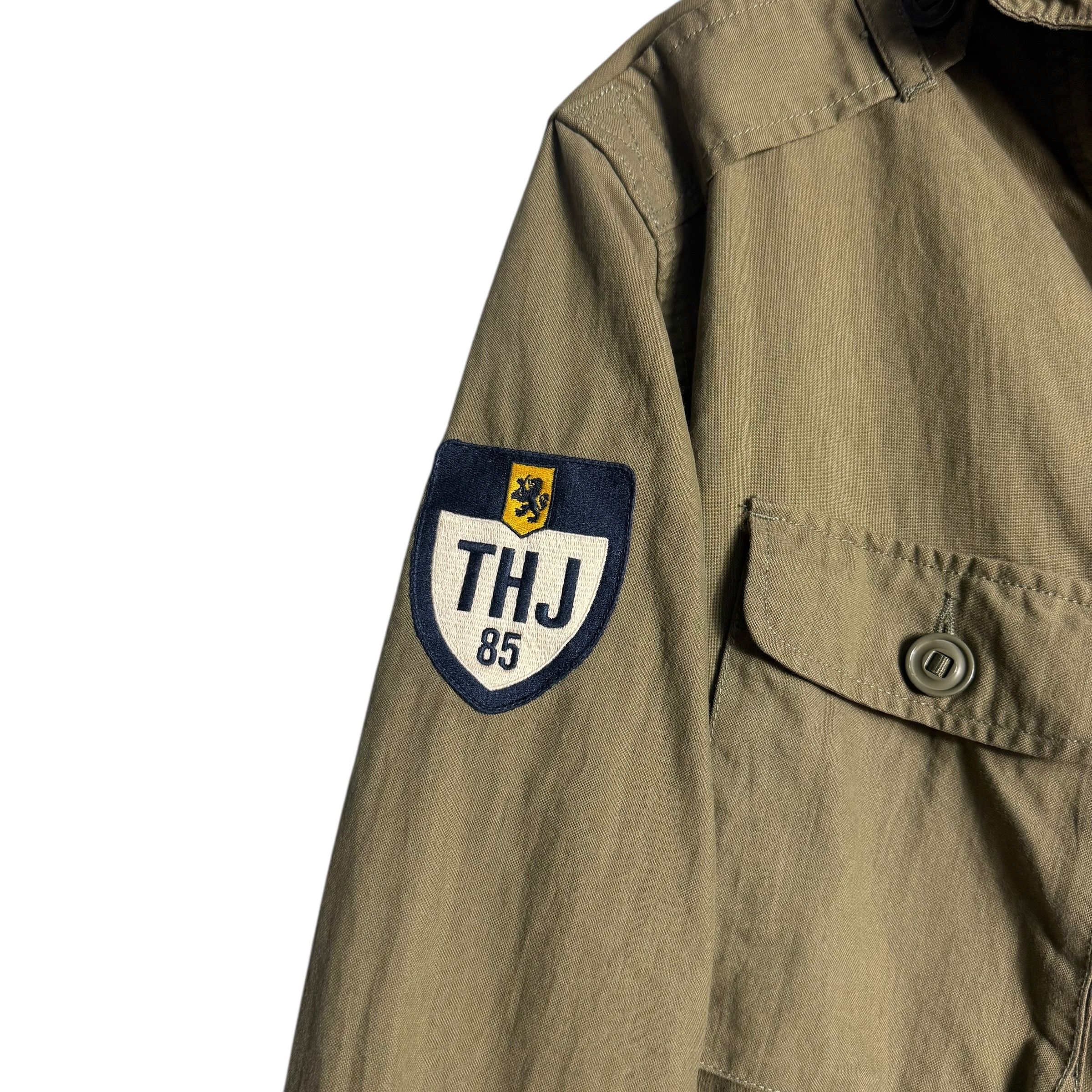 Tommy Hilfiger 🔥RARE🔥Vintage Tommy Hilfiger Jeans Military Trench Jacket Size US L / EU 52-54 / 3 - 4 Thumbnail