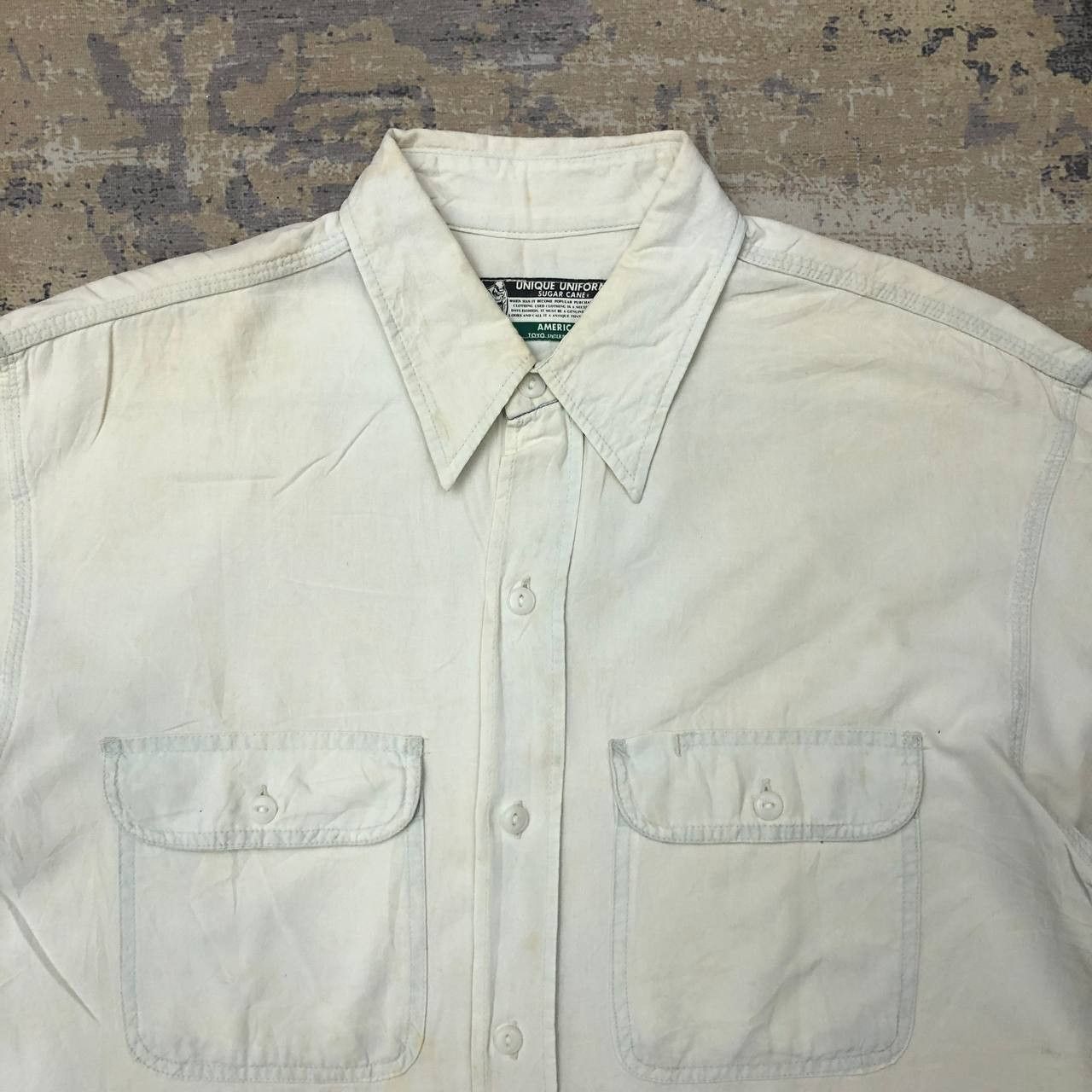 Sugar Cane × Toyo Enterprises T132 VTG UNIFORM SUGAR CANE TOYO ENTERPRISE WORKWEAR SHIRT Size US L / EU 52-54 / 3 - 5 Thumbnail