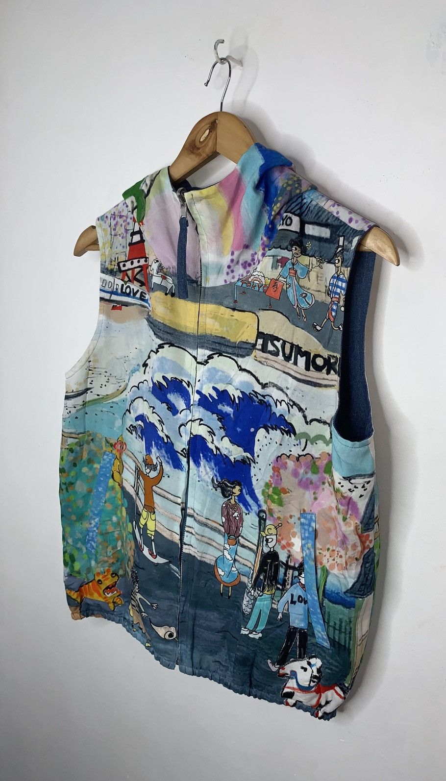 Tsumori Chisato Tsumori Chisato Reversible Vest With Hood Size XS / US 0-2 / IT 36-38 - 2 Thumbnail