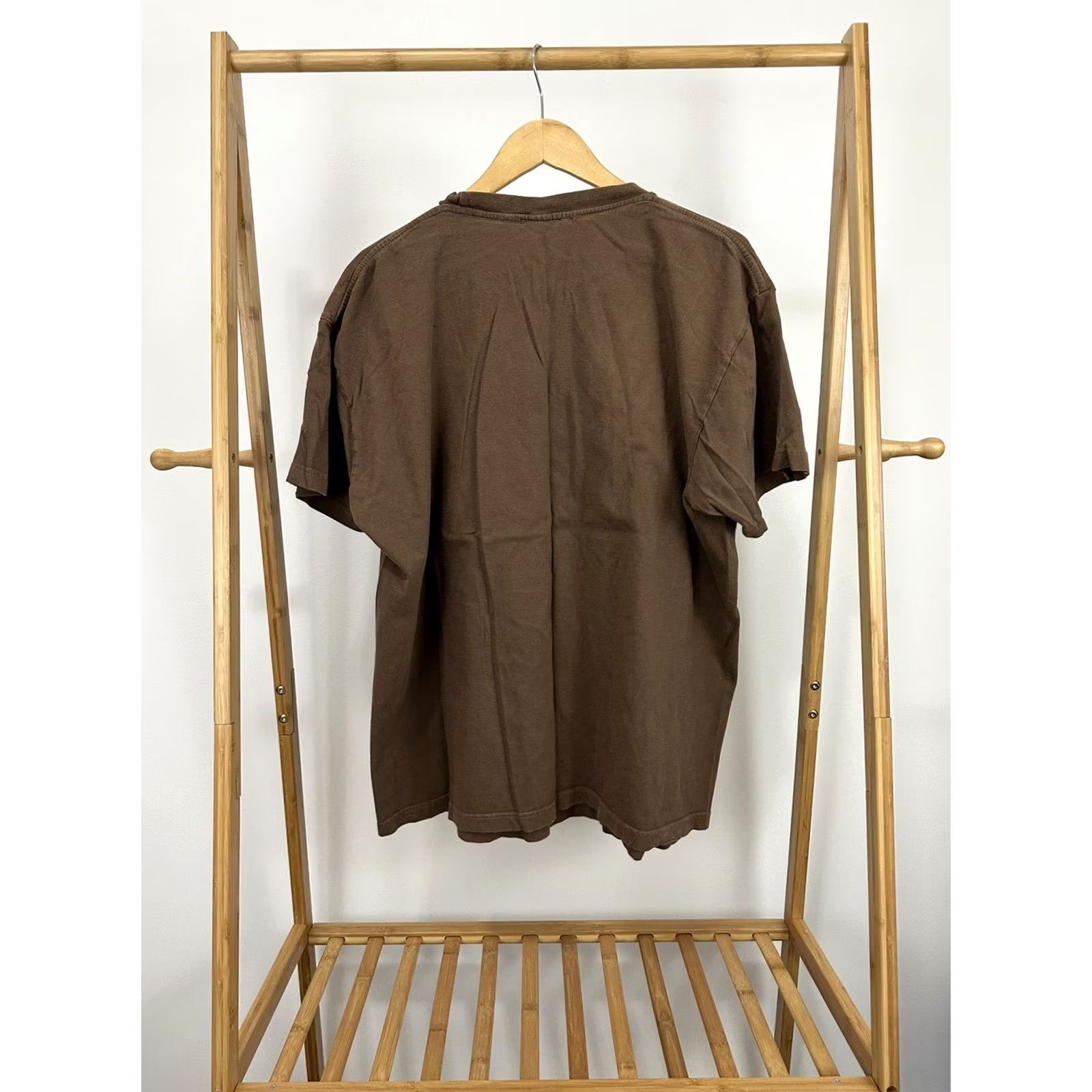 Vintage VINTAGE Om Hindu Sanskrit Symbol India T-Shirt Brown Size 2XL Men Size US XXL / EU 58 / 5 - 2 Thumbnail