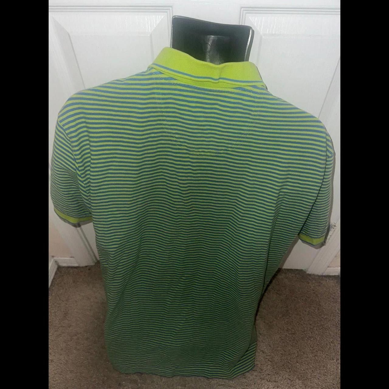 Izod Mens Used Green Lime Stripe Size US XL / EU 56 / 4 - 3 Thumbnail