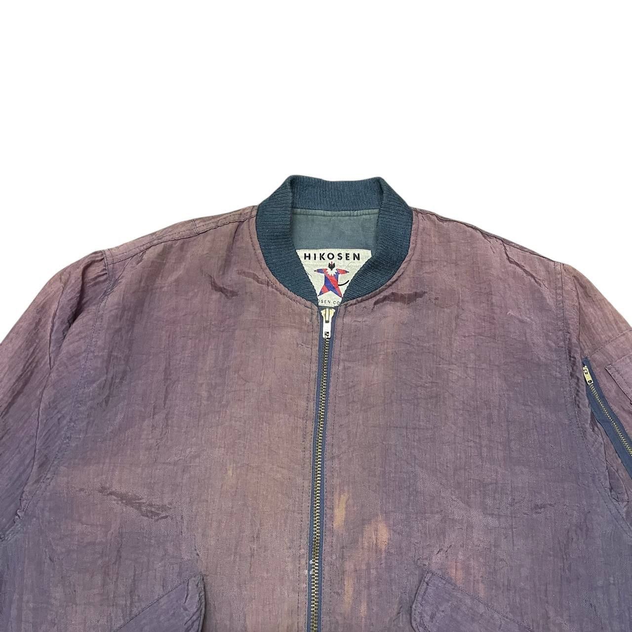 Vintage Vintage Hikosen Sunfaded Bomber Jacket Size US L / EU 52-54 / 3 - 5 Thumbnail