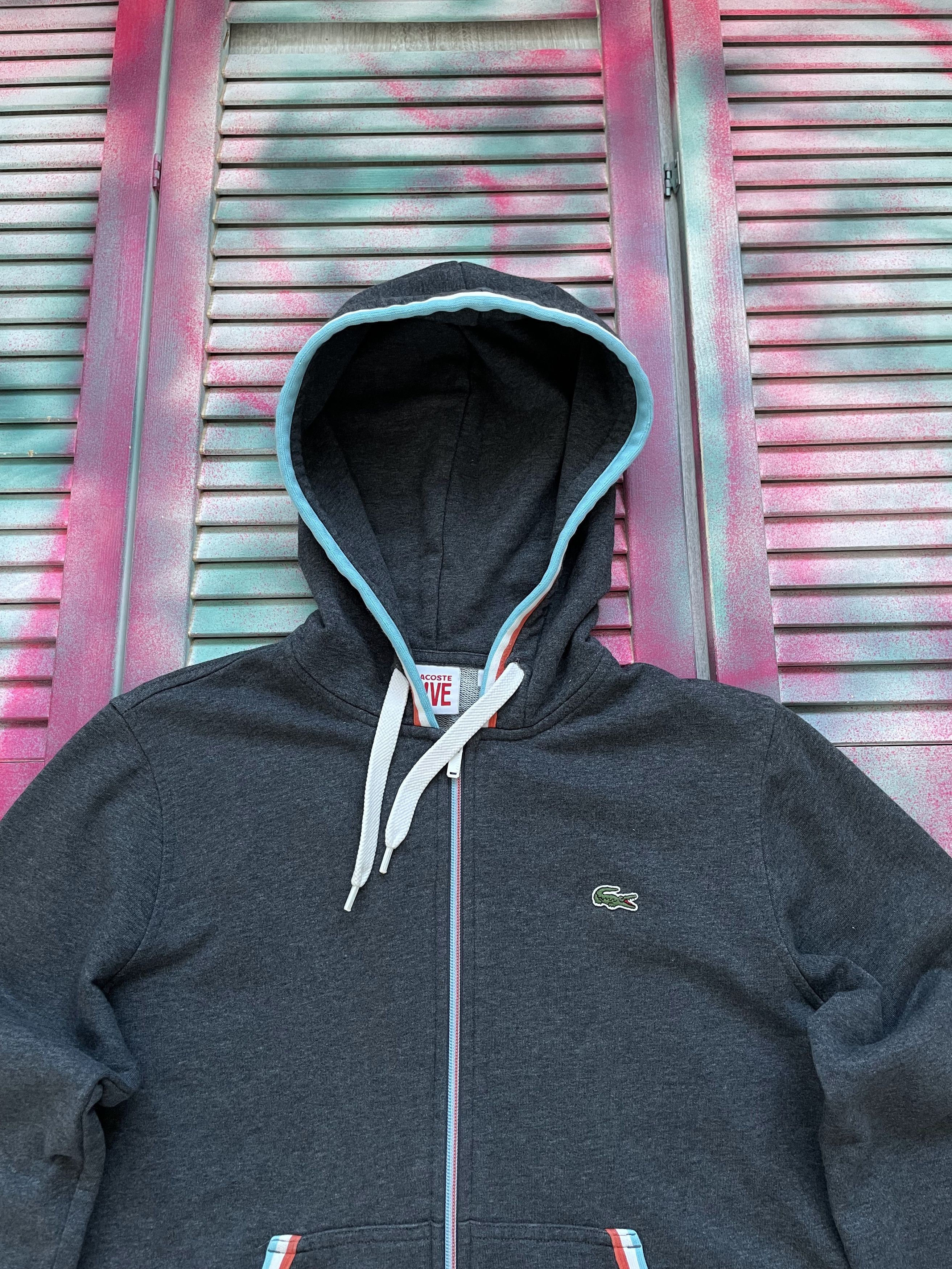 Lacoste Lacoste Zip Hoodie Size US M / EU 48-50 / 2 - 2 Thumbnail