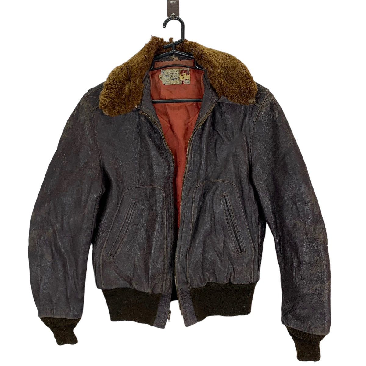 Sears Vintage VINTAGE 1950s HERCULES OUTERWEAR BY SEARS LEATHER BOMBER Grailed