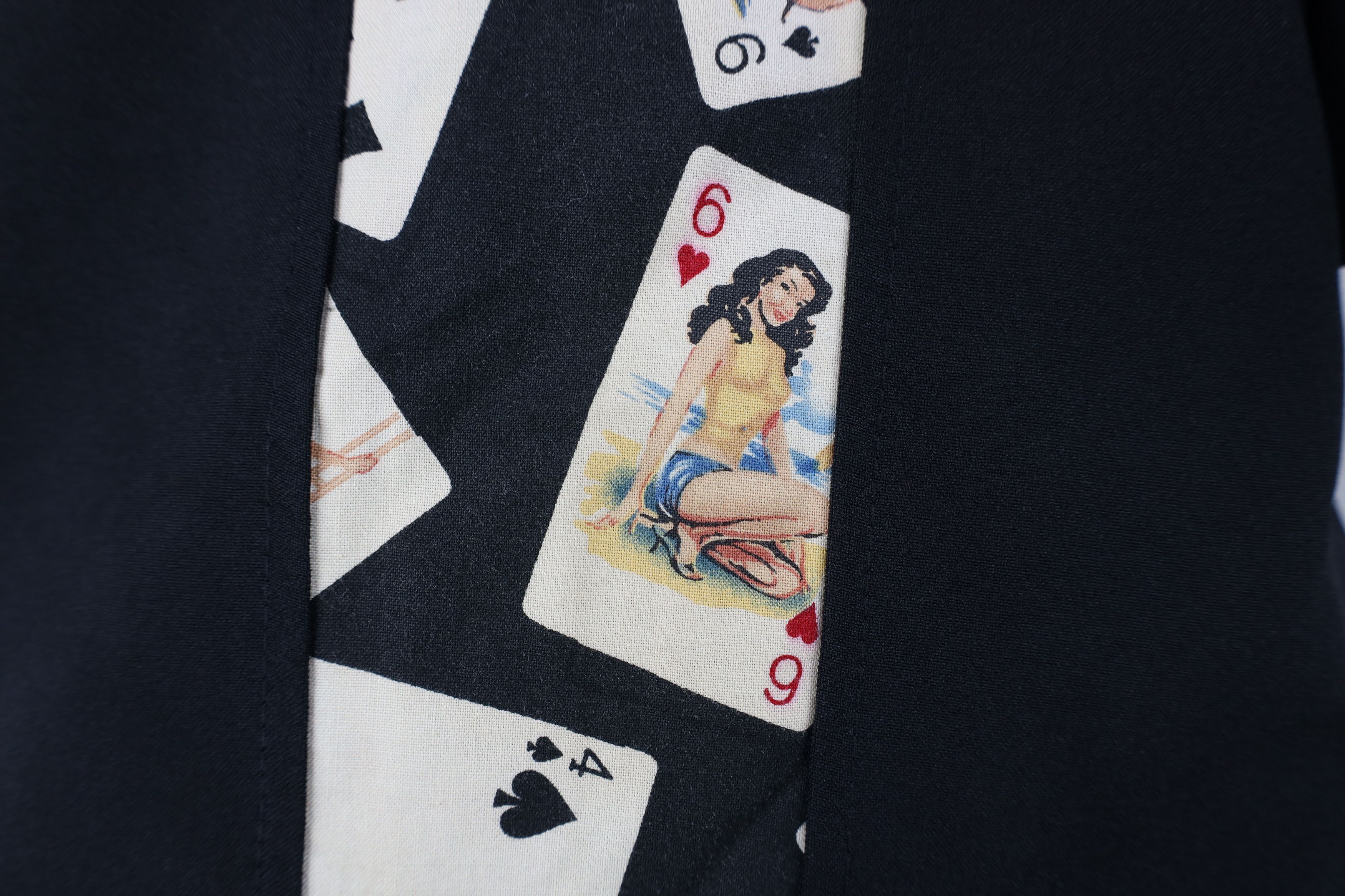 Vintage Vintage 90s Rockabilly Poker Casino Camp Button Shirt USA Size US XL / EU 56 / 4 - 4 Thumbnail