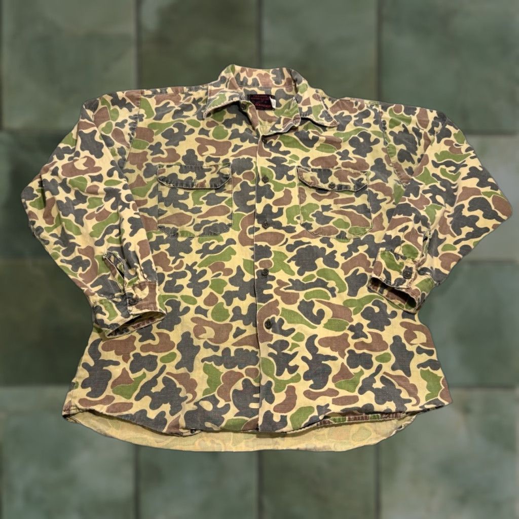 Vintage VINTAGE Ranger Shirt Outdoor Hunting Camouflage Cotton Long Sleeve Adult Large Mens 80s 90s Retro Size US L / EU 52-54 / 3 - 1 Thumbnail
