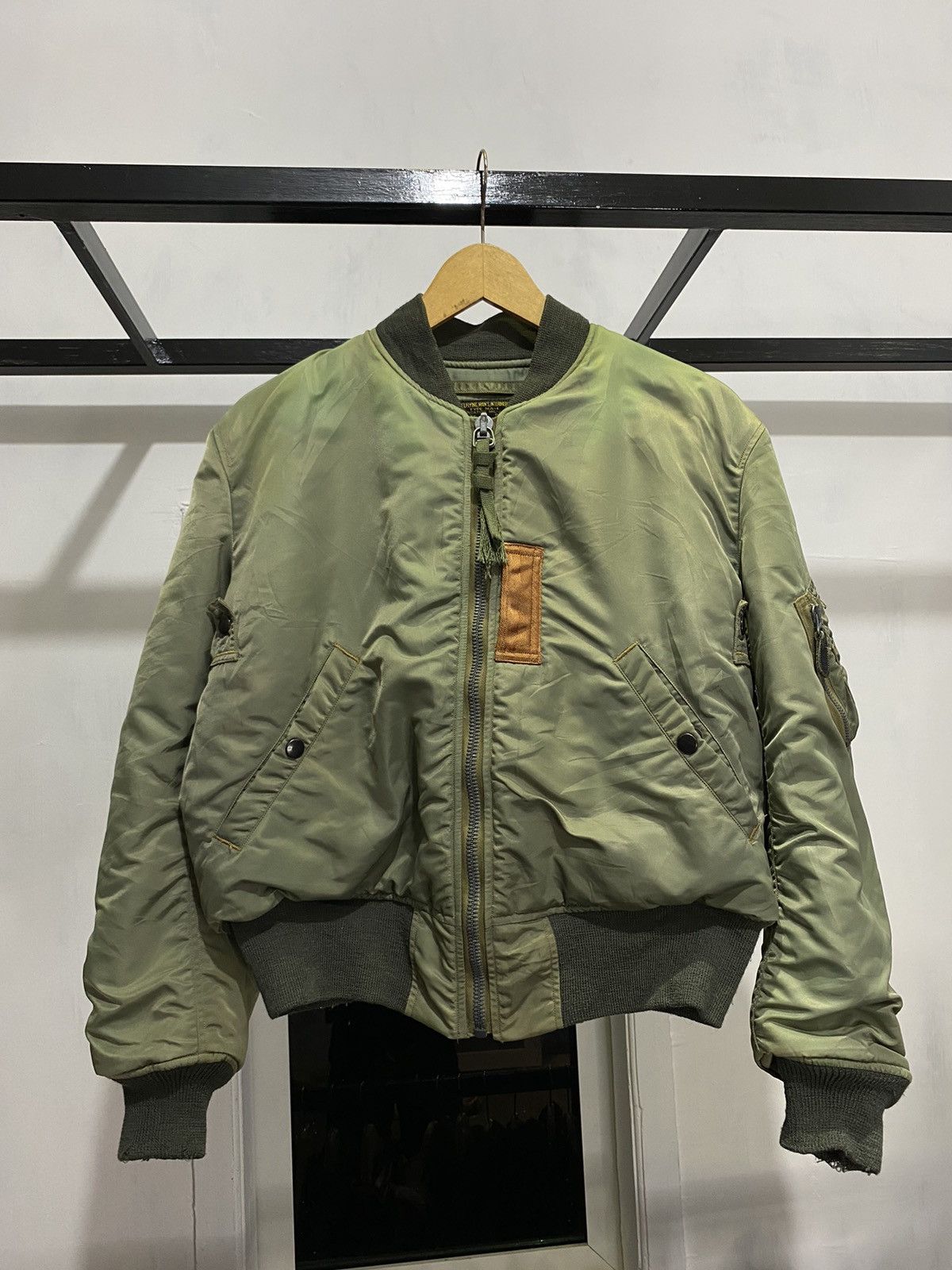 image of Buzz Ricksons x Toyo Enterprises Bomber Buzzricksons Toyoenterprises Ma1 Vintage in Green Olive (Si