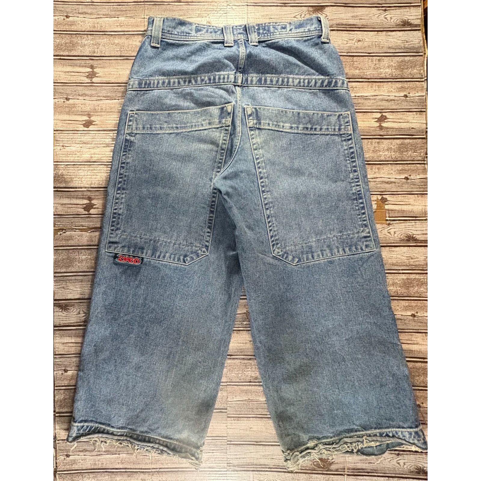 JNCO JNCO Rollin’ 26” baggy jeans size 34 x 30 color dark stone Y Size US 34 / EU 50 - 5 Thumbnail
