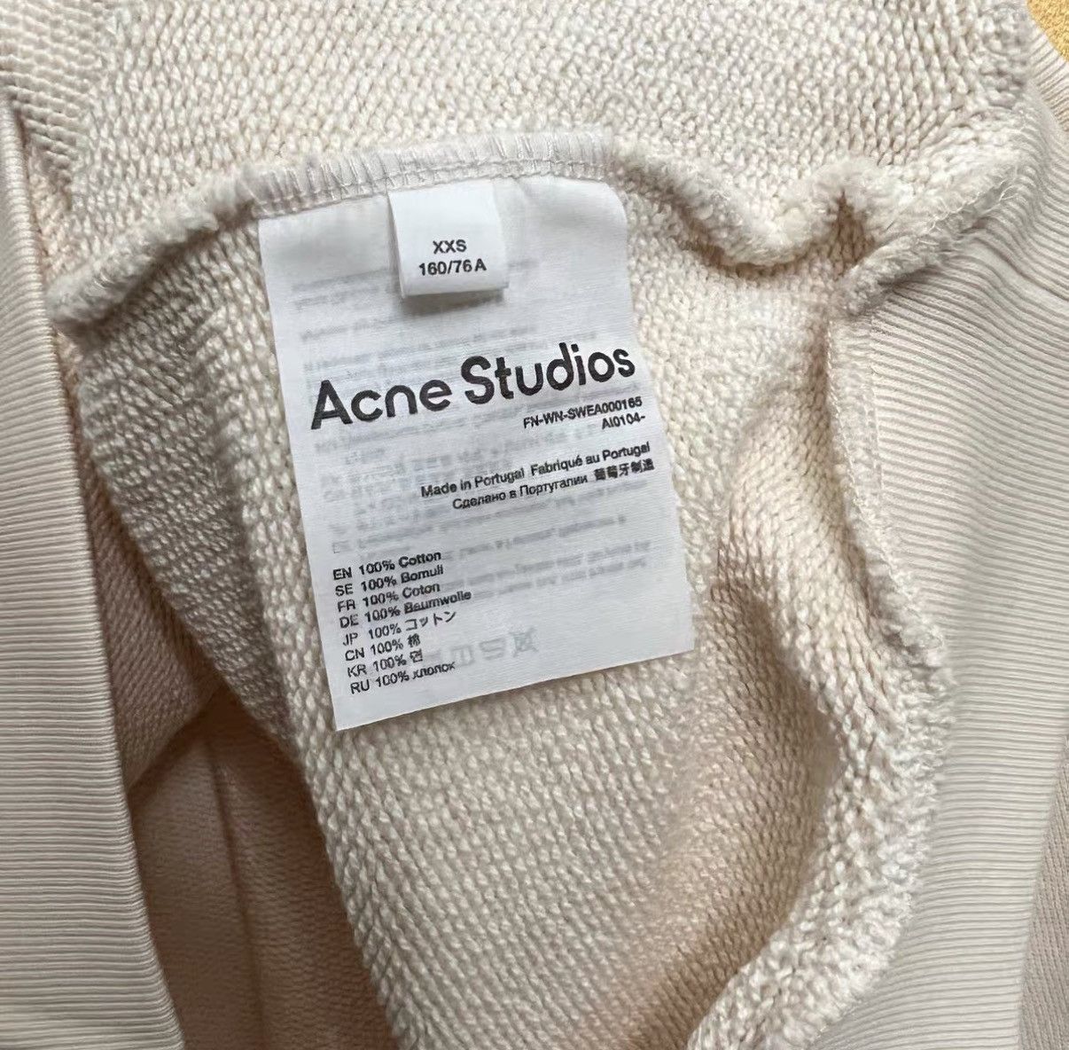 Acne Studios Acne Studios Vintage Printed Sweatshirt J42 Size US XXS / EU 40 - 5 Thumbnail