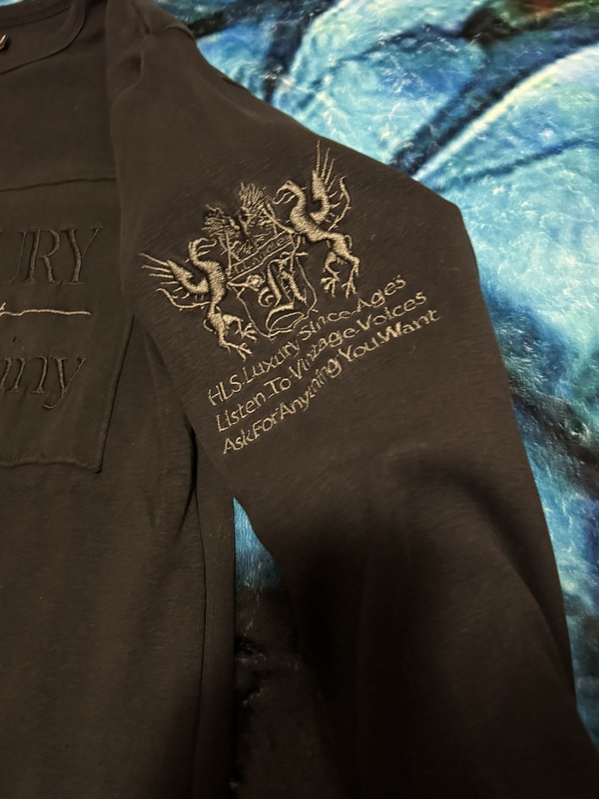 Japanese Brand Black japanese graphic longsleeve Size US M / EU 48-50 / 2 - 3 Thumbnail