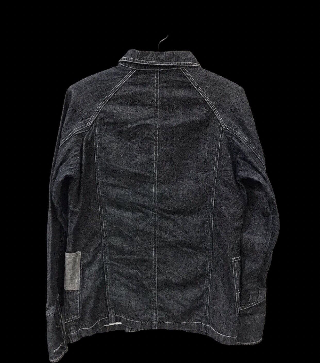 Japanese Brand Japanese Denim Two Tones Chore Jacket Size US L / EU 52-54 / 3 - 2 Thumbnail