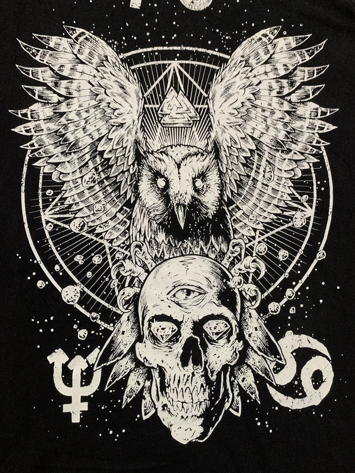 Band Tees Deftones Owl and Skull Bootleg Tshirt Size US M / EU 48-50 / 2 - 3 Thumbnail
