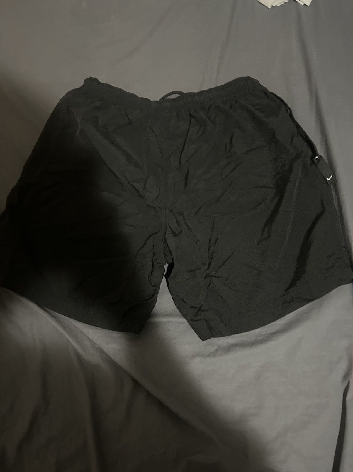 Nike × Vintage Black Nike Swoosh Shorts Size US 30 / EU 46 - 5 Thumbnail