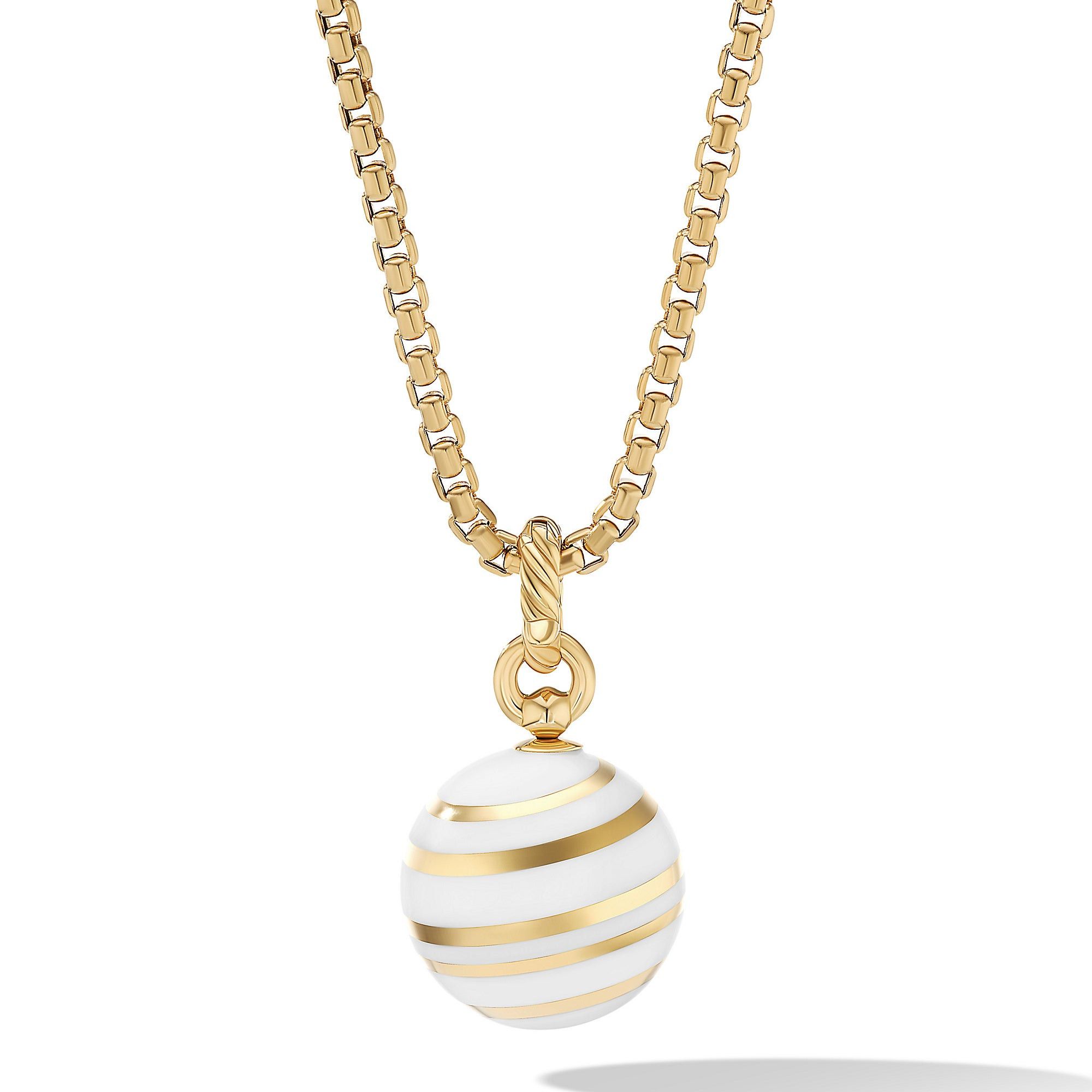 David Yurman o1w1db10525 D17167D Pendant in 18K Yellow Gold with Diamond Size ONE SIZE - 3 Thumbnail