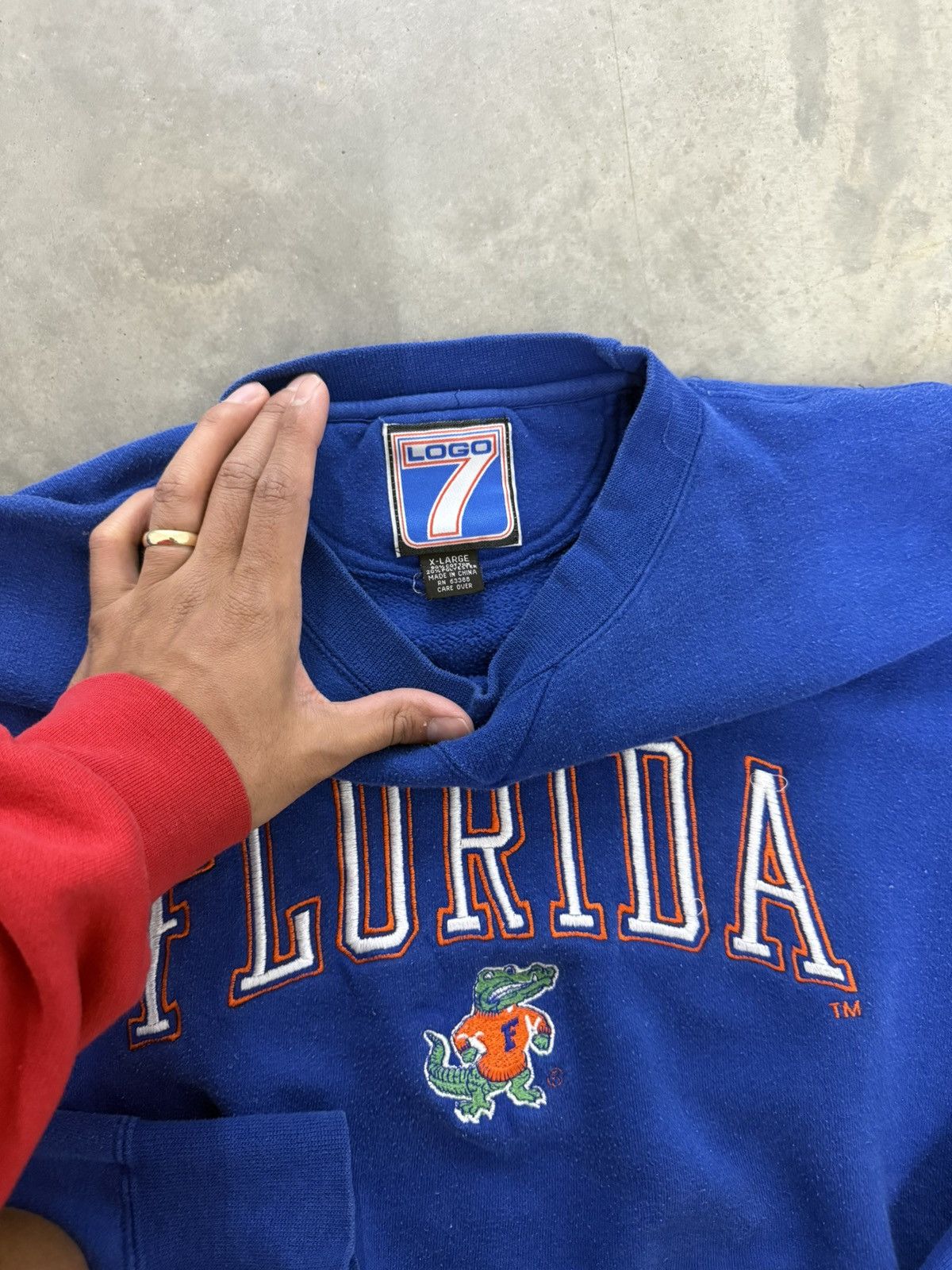 Logo 7 Vintage Florida Gators Logo 7 Sweatshirt Crewneck NCAA Blue Size US XL / EU 56 / 4 - 3 Thumbnail