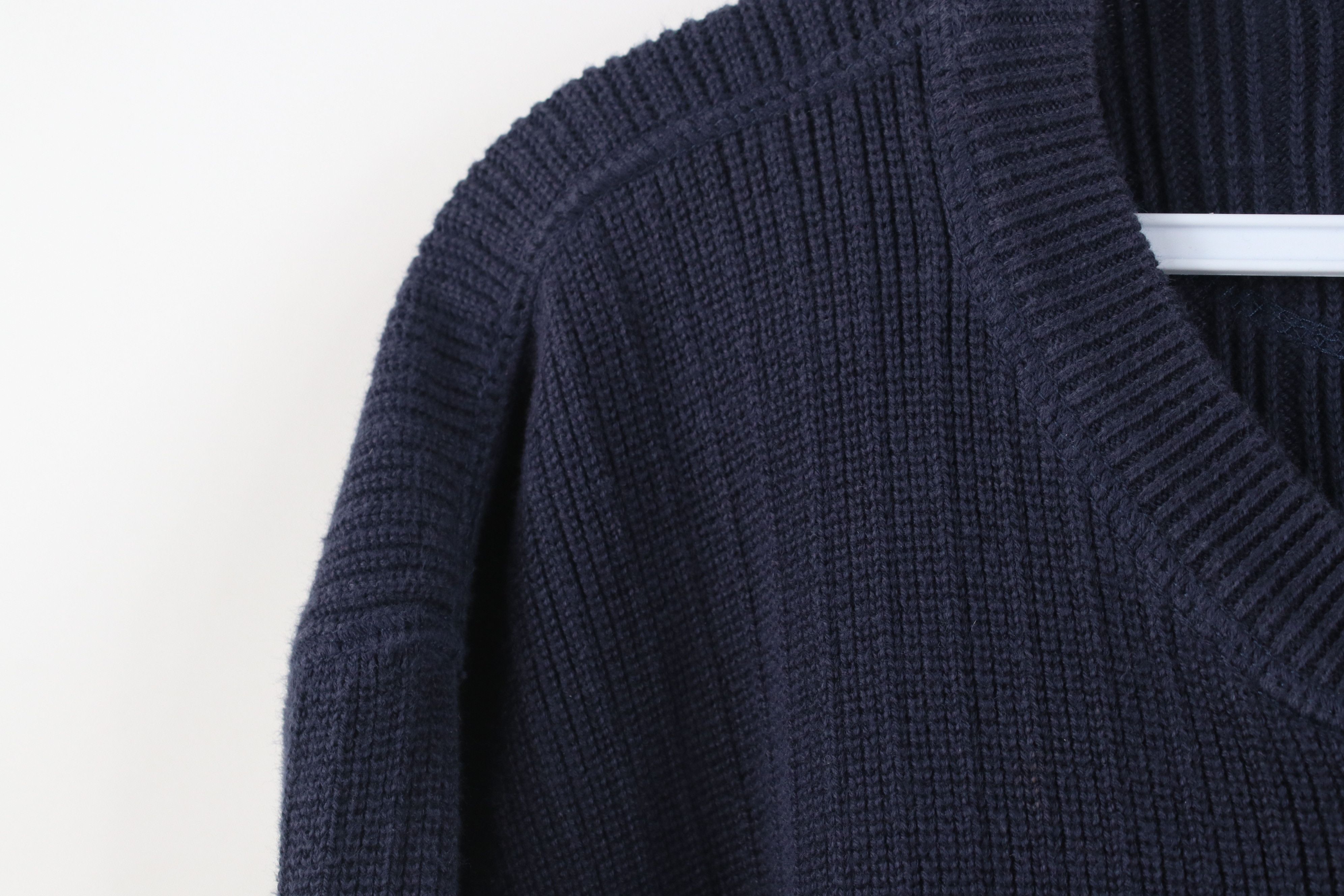 Eddie Bauer Vintage 90s Y2K Eddie Bauer Ribbed Knit Henley Sweater Blue Size US XL / EU 56 / 4 - 7 Thumbnail