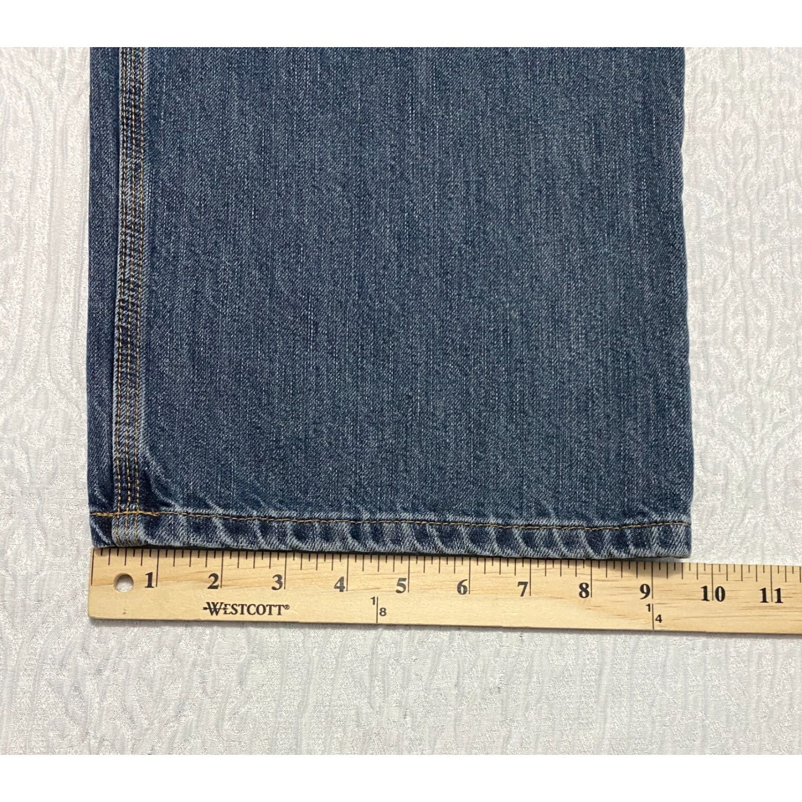 Carhartt Carhartt Jeans Relaxed Fit Men’s 44x29 Blue Denim Straight 101483 Dark? (wait) Size US 44 / EU 60 - 6 Thumbnail