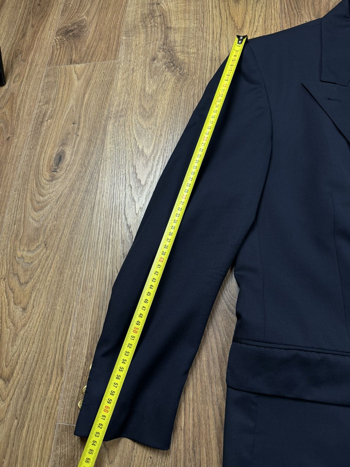 Yves Saint Laurent Vintage wool blazer Yves Saint Laurent original luxury item Size 52S - 7 Thumbnail