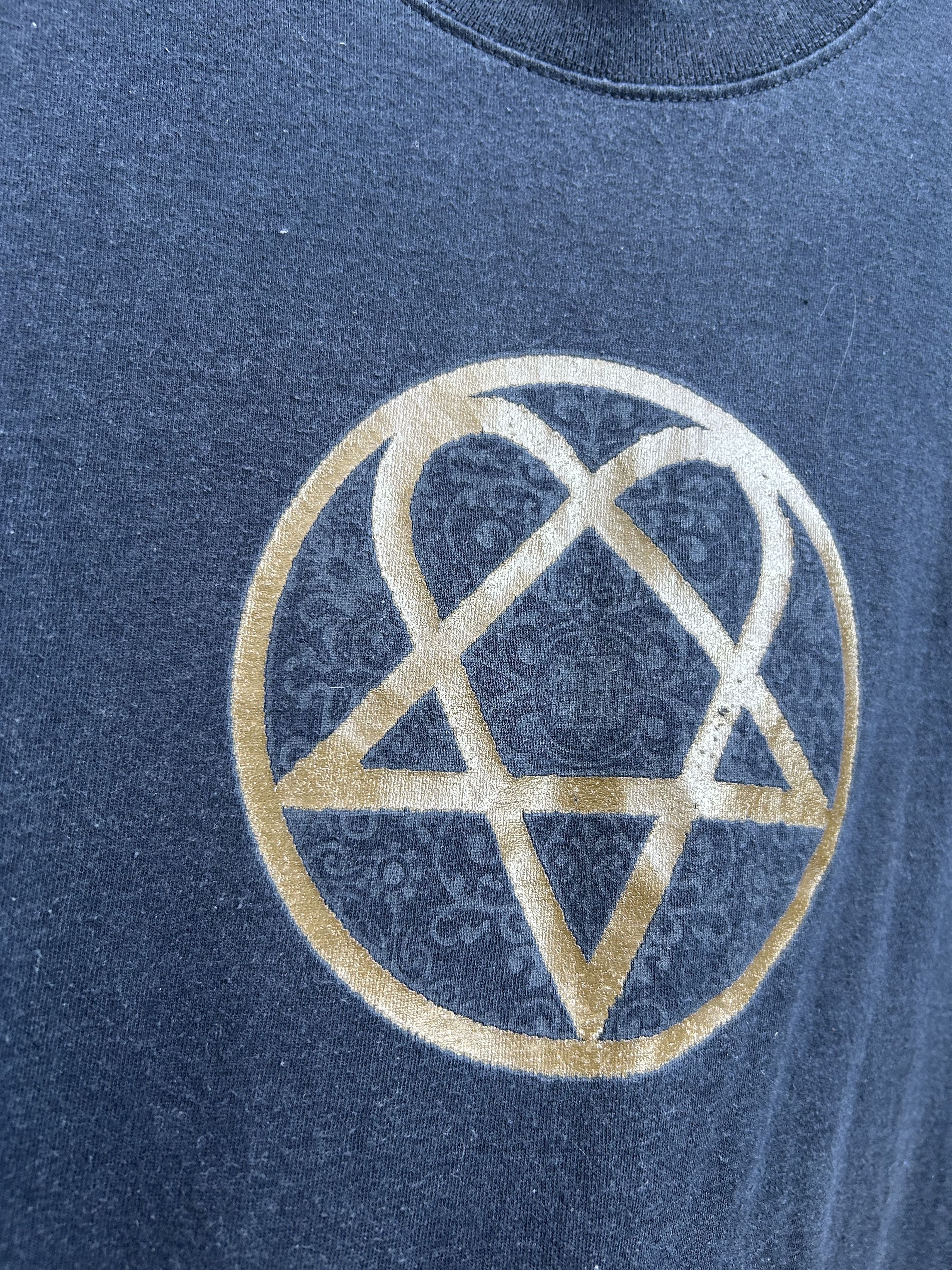 Band Tees × Vintage Vintage 2000s HIM Rock Band T-shirt Size US L / EU 52-54 / 3 - 7 Thumbnail