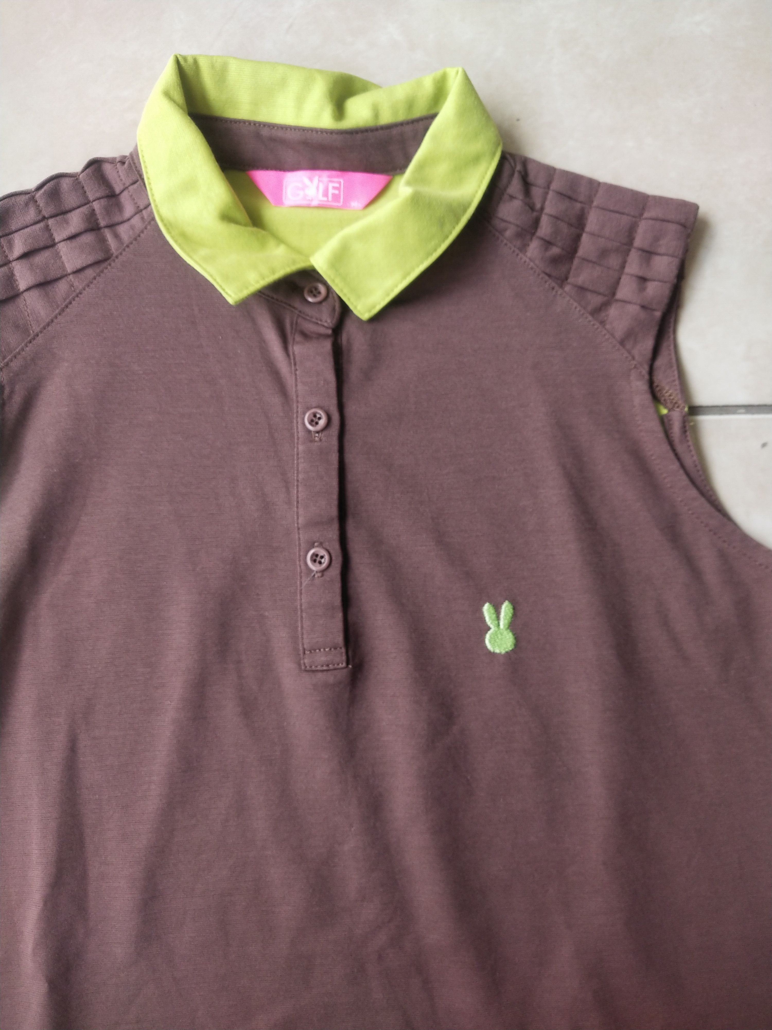 Playboy Playboy Golf Colorblock Sleeveless Polo Shirt Size S / US 4 / IT 40 - 5 Thumbnail