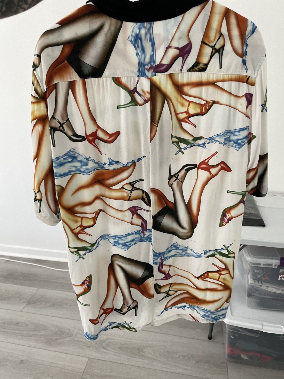 Supreme Supreme Legs Button Rayon Shirt Size US XL / EU 56 / 4 - 2 Thumbnail