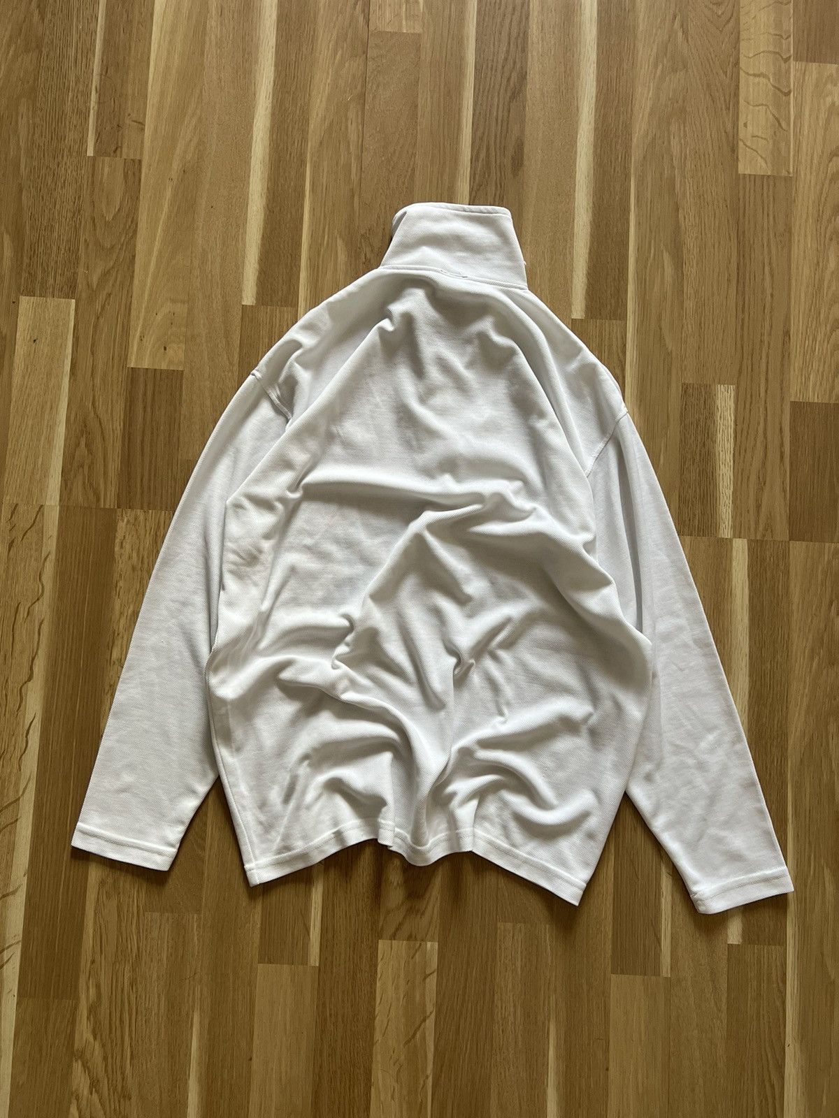 Nike × Vintage Nike vintage drill zip sweatshirt 1/3 zip white 00s Size US L / EU 52-54 / 3 - 6 Thumbnail