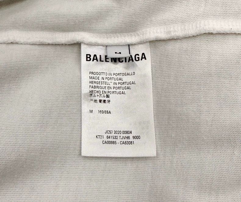 Balenciaga Balenciaga Letter Architecture Printed White Short Sleeve Size US S / EU 44-46 / 1 - 6 Thumbnail
