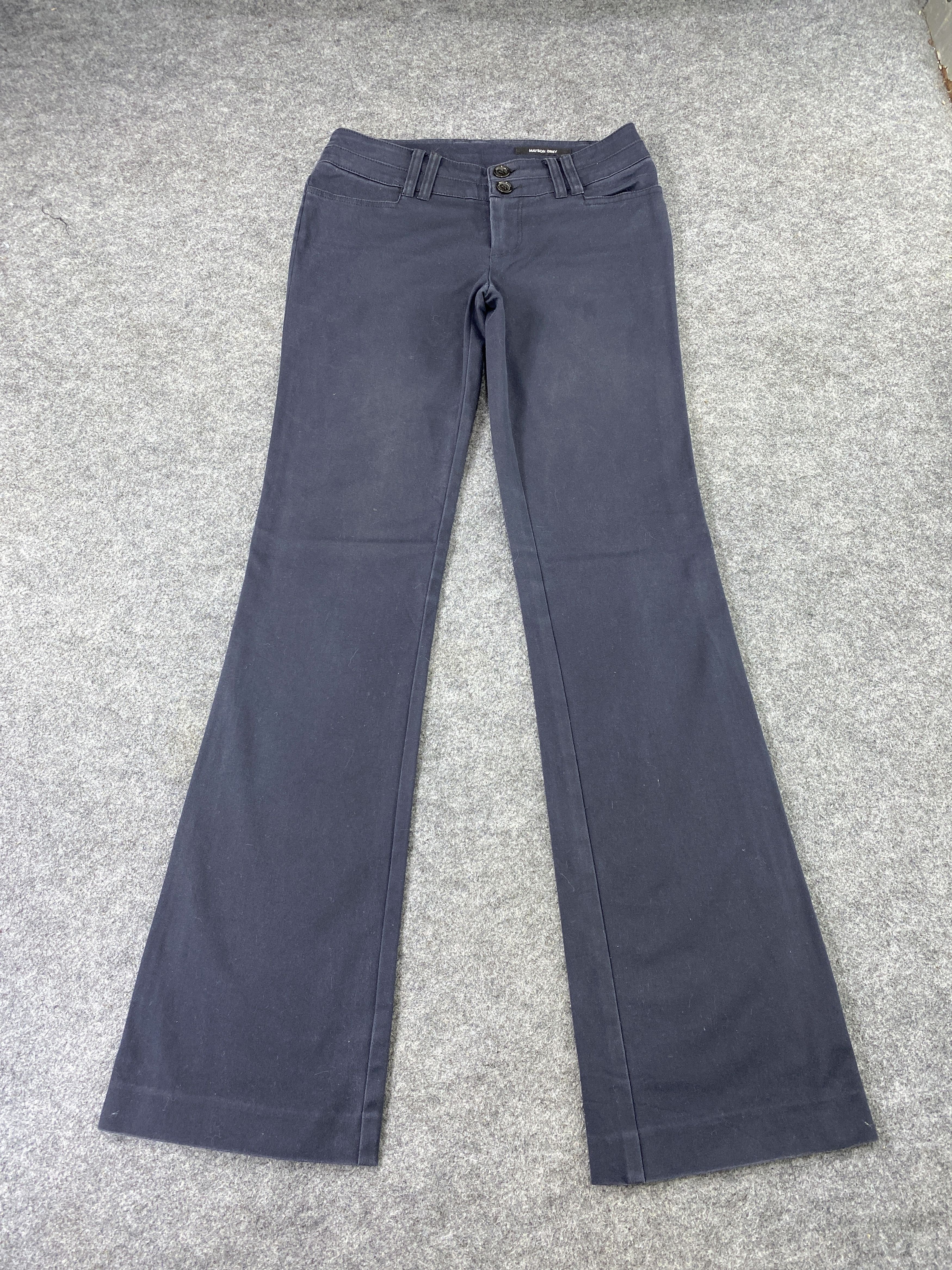 Japanese Brand Mayson Grey pants - J1081 Size 27" / US 4 / IT 40 - 2 Thumbnail