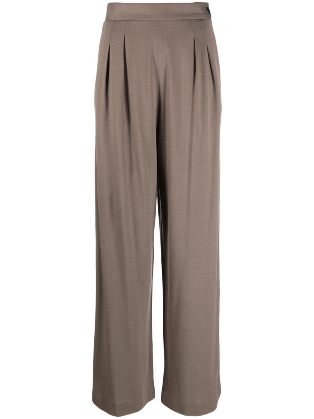 Fabiana Filippi WIDE LEG WOOL TROUSERS Size 27" / US 4 / IT 40 - 1 Thumbnail