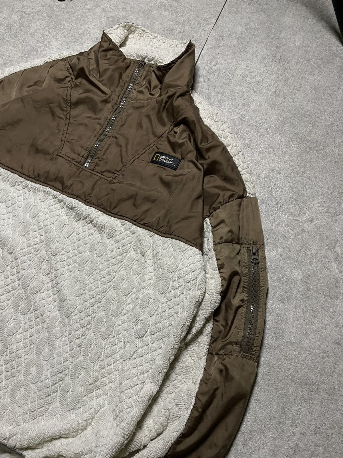 Vintage National Geographic Lightweight Fleece Jacket Size US L / EU 52-54 / 3 - 3 Thumbnail