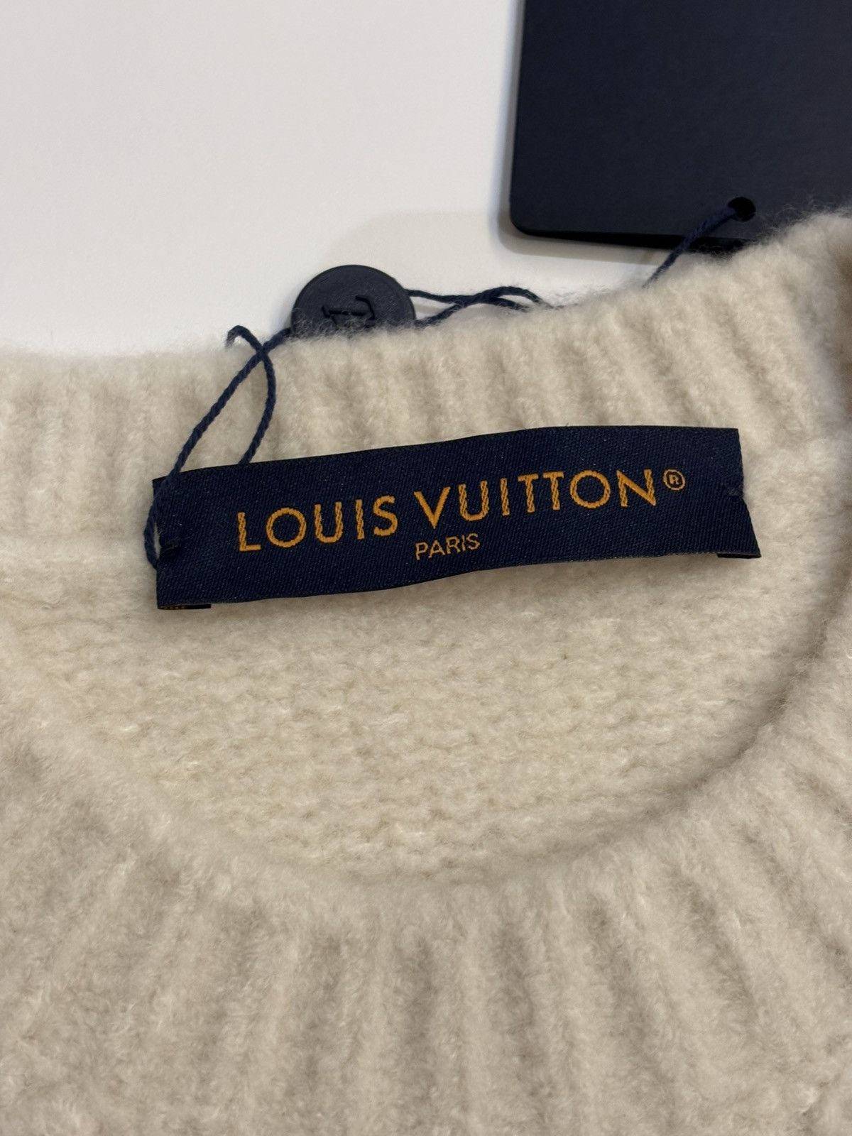 Louis Vuitton Louis Vuitton Intarsia Crewneck Size US S / EU 44-46 / 1 - 3 Thumbnail