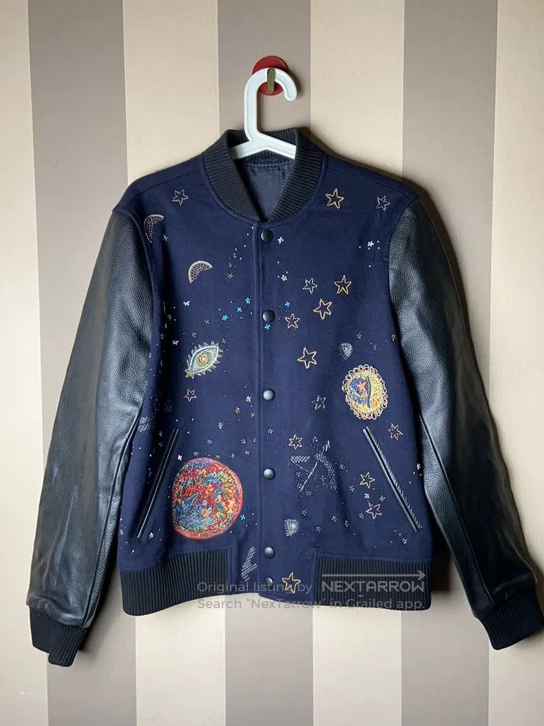 Valentino Valentino Embroidered starry sky universe leather sleeve b Size US XS / EU 42 / 0 - 1 Thumbnail