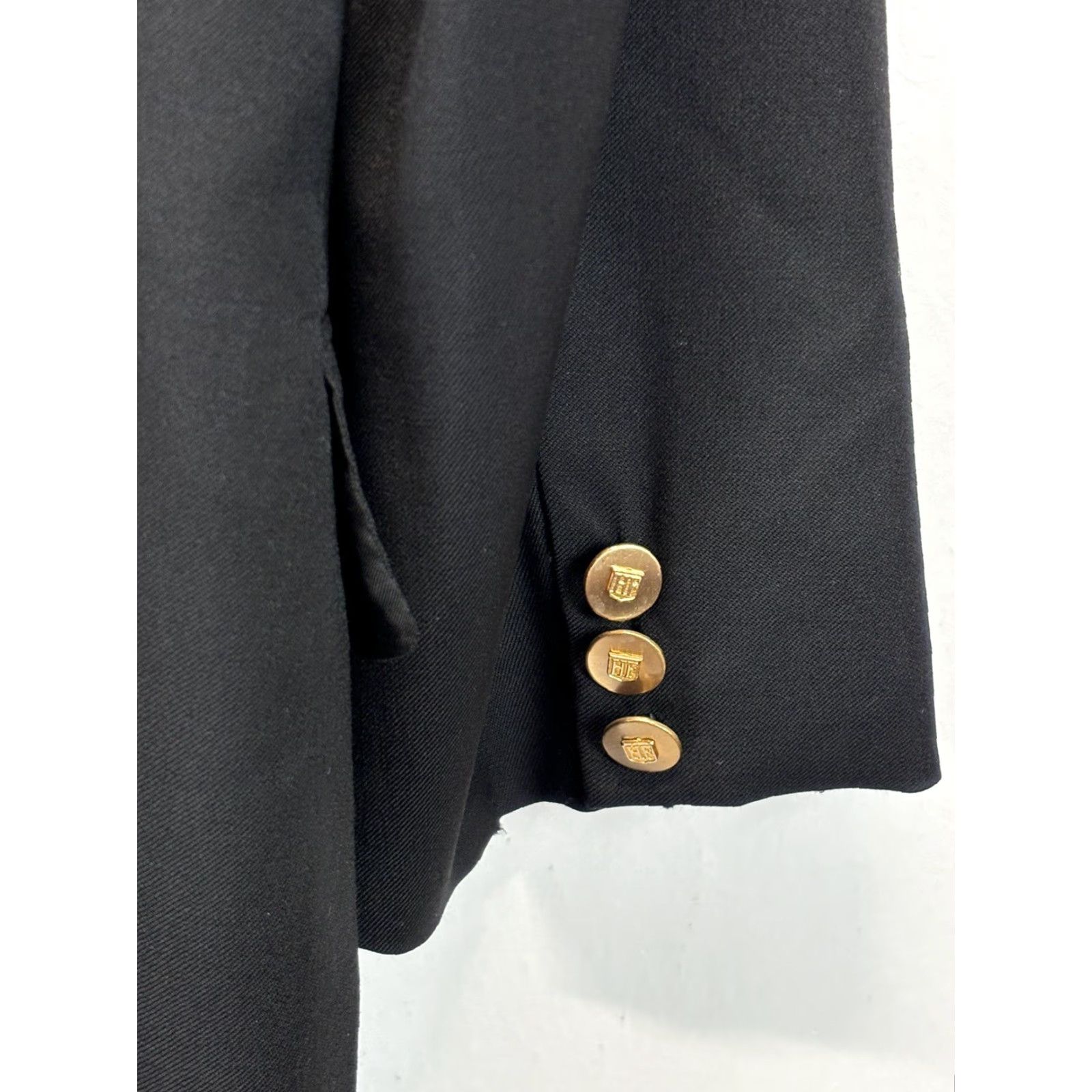 Vintage VINTAGE Hickey Freeman Blazer Wool 2-Button Black 42R Men’s Blazer N/A? (Hold) Size 42R - 4 Thumbnail