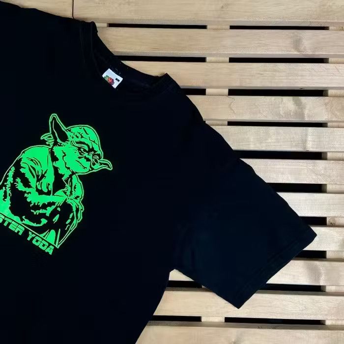 Cartoon Network Mens Vintage T Shirt Master Yoda Size M Size US M / EU 48-50 / 2 - 2 Thumbnail