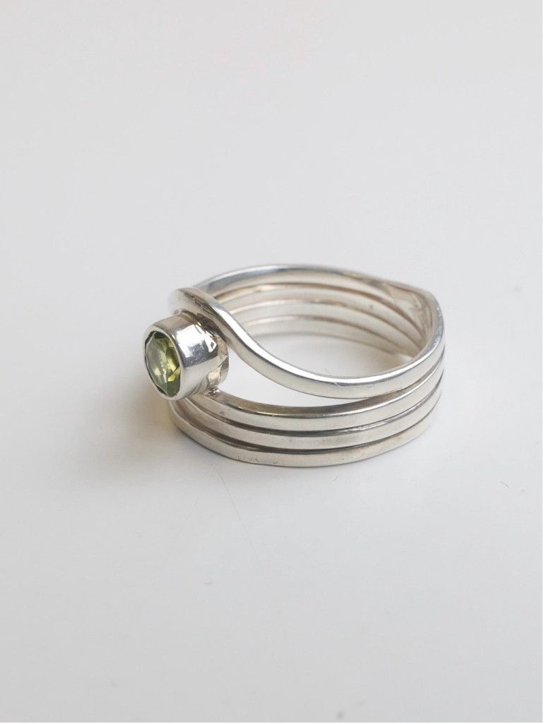 Vintage August birthday sterling silver women’s vintage ring Size ONE SIZE - 4 Thumbnail