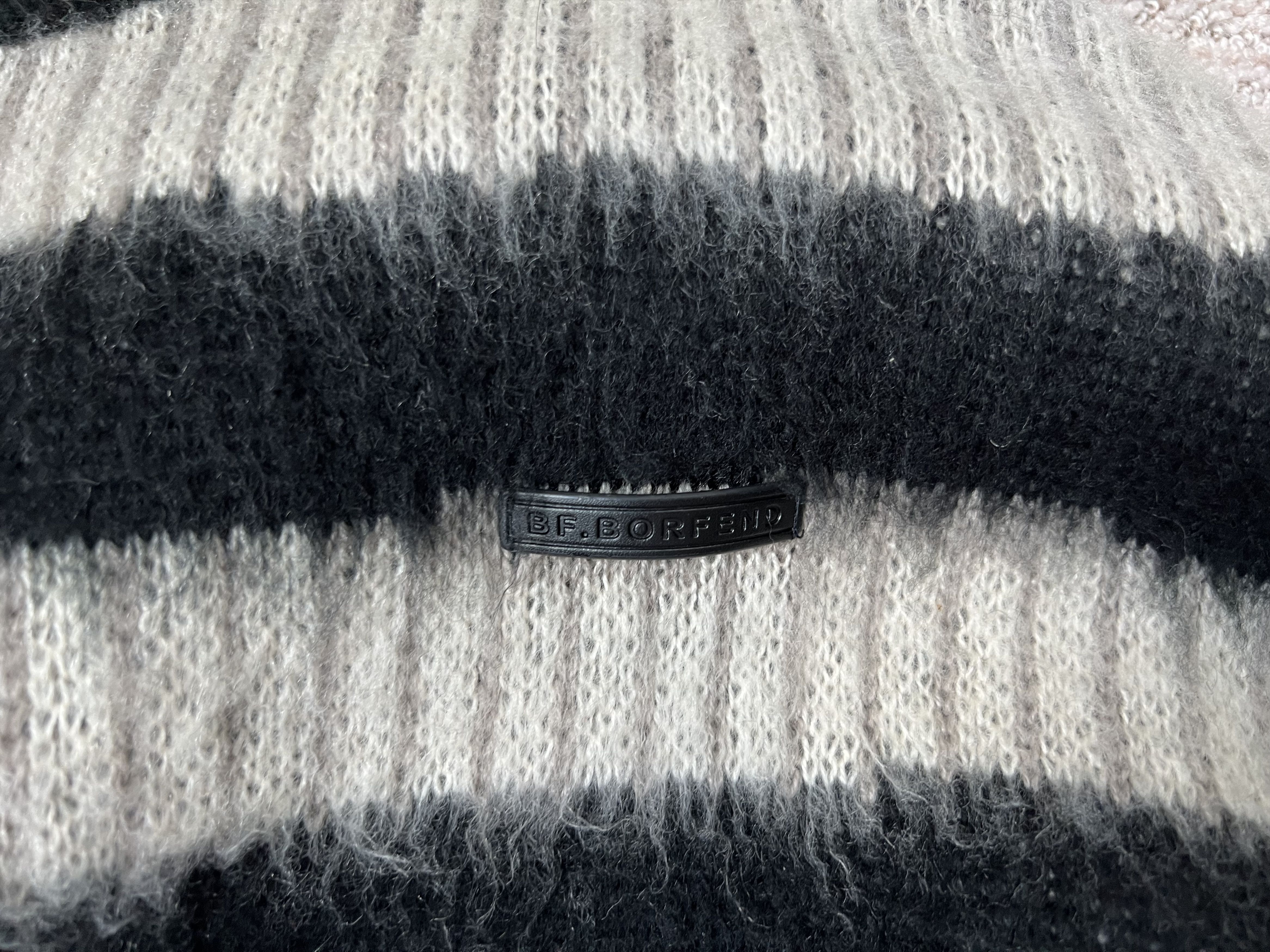 Other Fuzzy Grunge Striped Knit Sweater Size US L / EU 52-54 / 3 - 4 Thumbnail