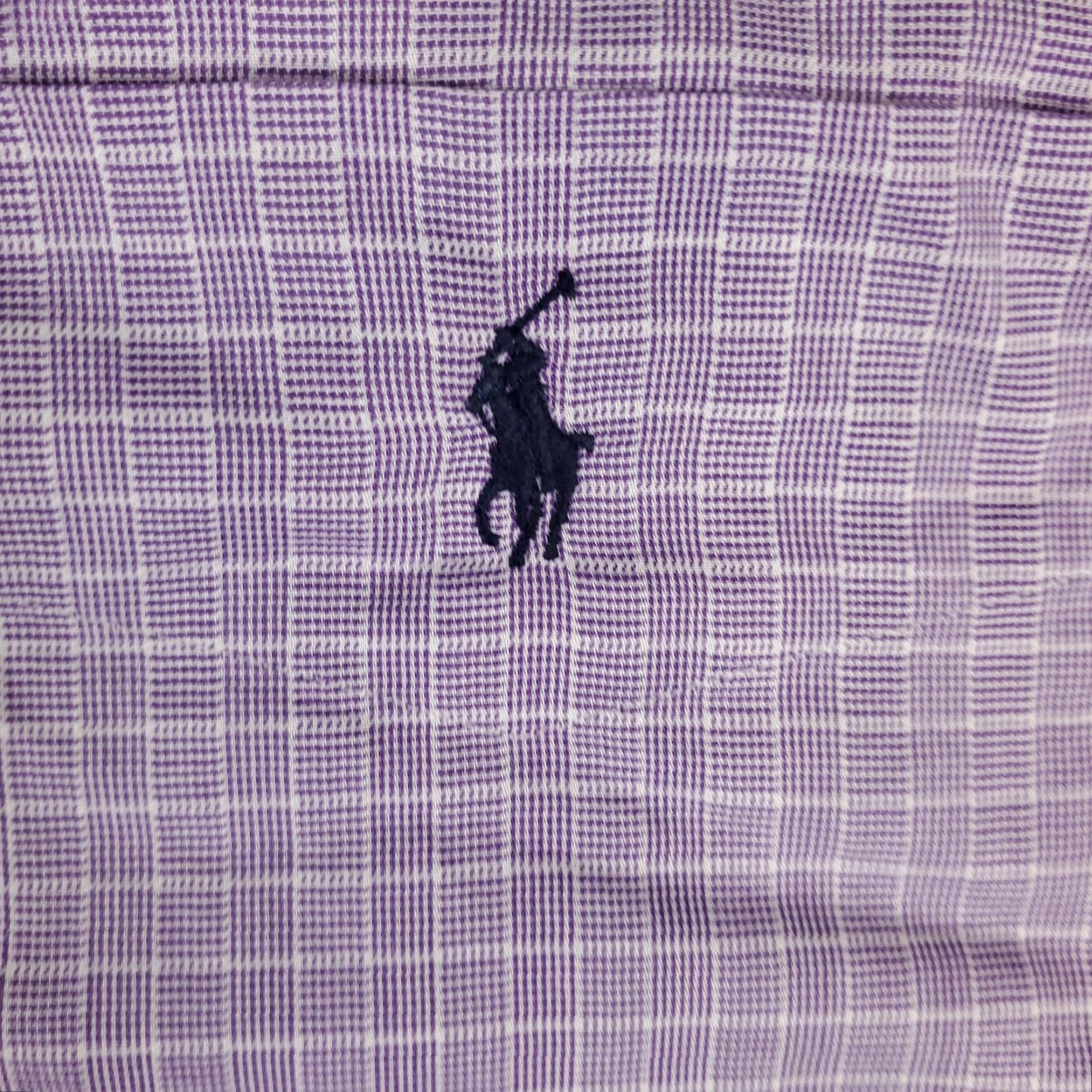 Ralph Lauren Ralph Lauren Shirt Mens 16 Purple Plaid Dress Button-Down Long Sleeve Casual Business Classic 90s Mens Size 42R - 2 Thumbnail