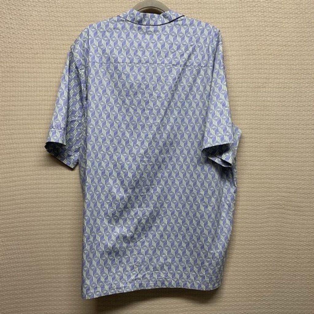 Adidas Adidas Monogram Allover Short Sleeve Golf Polo Shirt Men 2XL Size US XXL / EU 58 / 5 - 8 Thumbnail