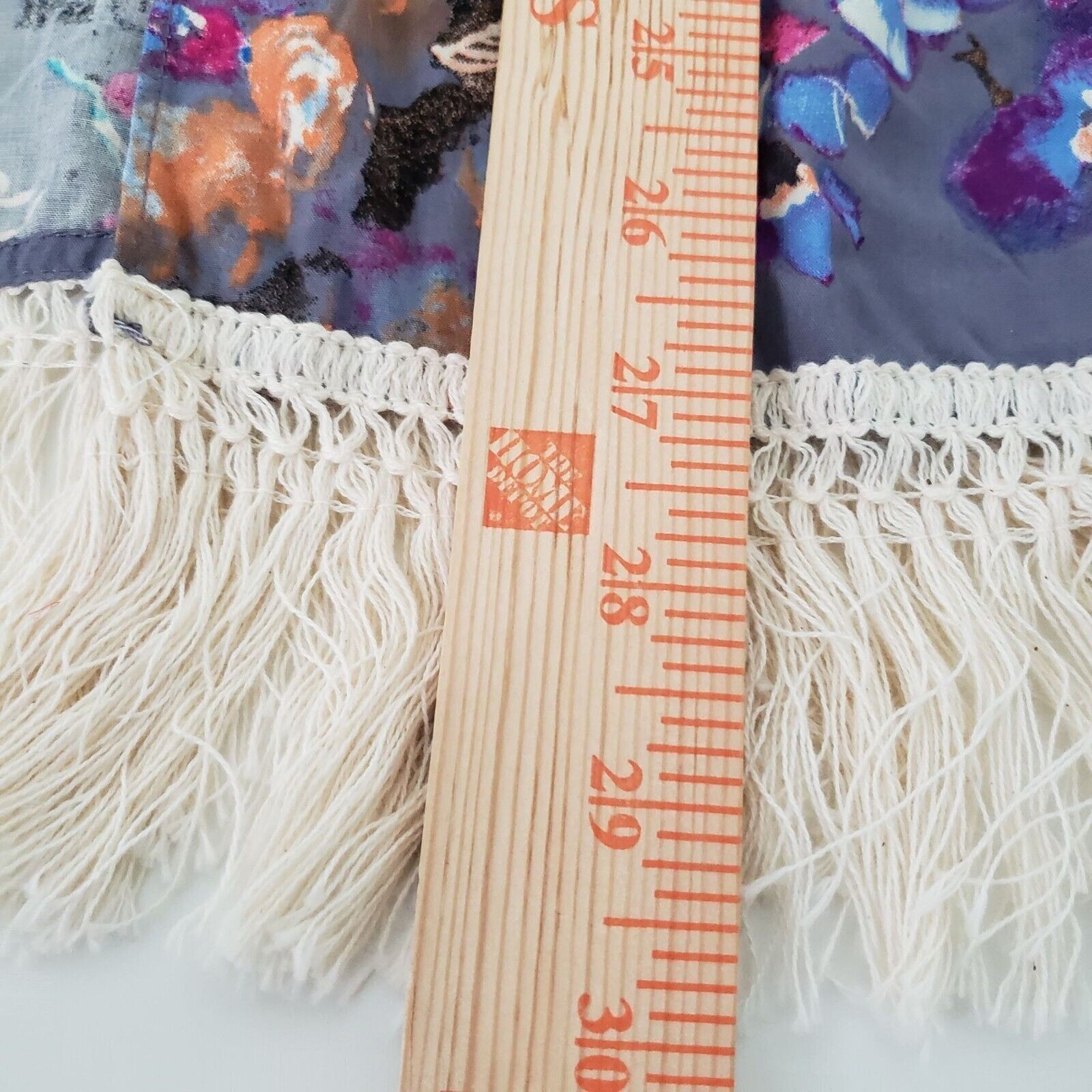 Designer Umgee Floral Fringe Kimono Womens Sz Medium Boho Fringe Fest Size M / US 6-8 / IT 42-44 - 12 Thumbnail