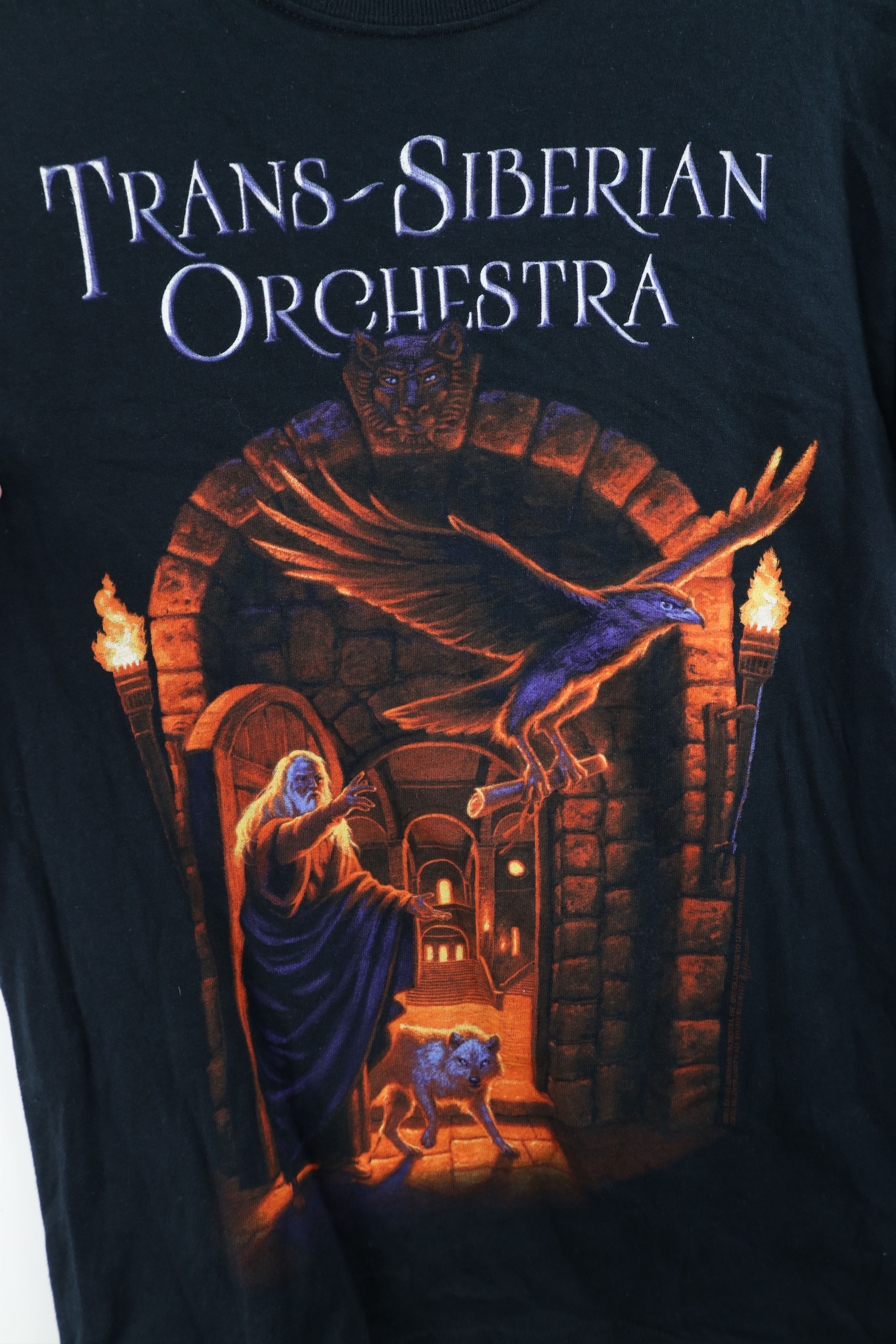 Vintage Y2K 2015 Tour Trans Siberian Orchestra Band T-Shirt Black Size S / US 4 / IT 40 - 5 Thumbnail