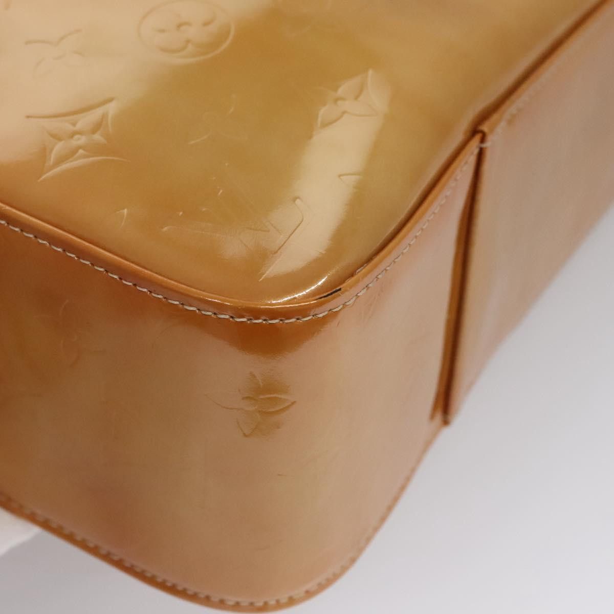 Louis Vuitton LOUIS VUITTON Monogram Vernis Columbus Tote Bag Beige M91023 Size ONE SIZE - 9 Thumbnail